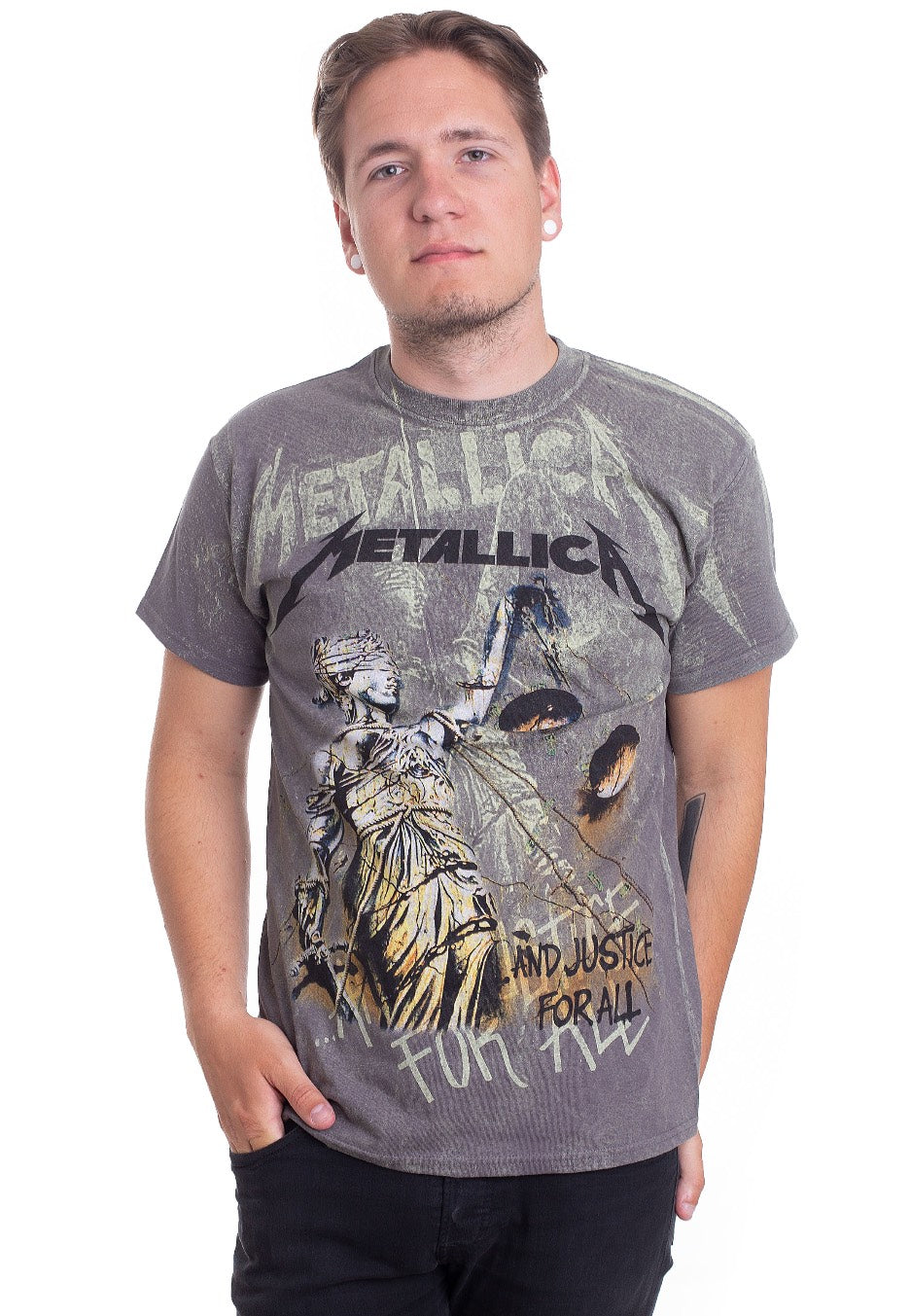 Metallica - Justice Neon All Over - T-Shirt | Men-Image