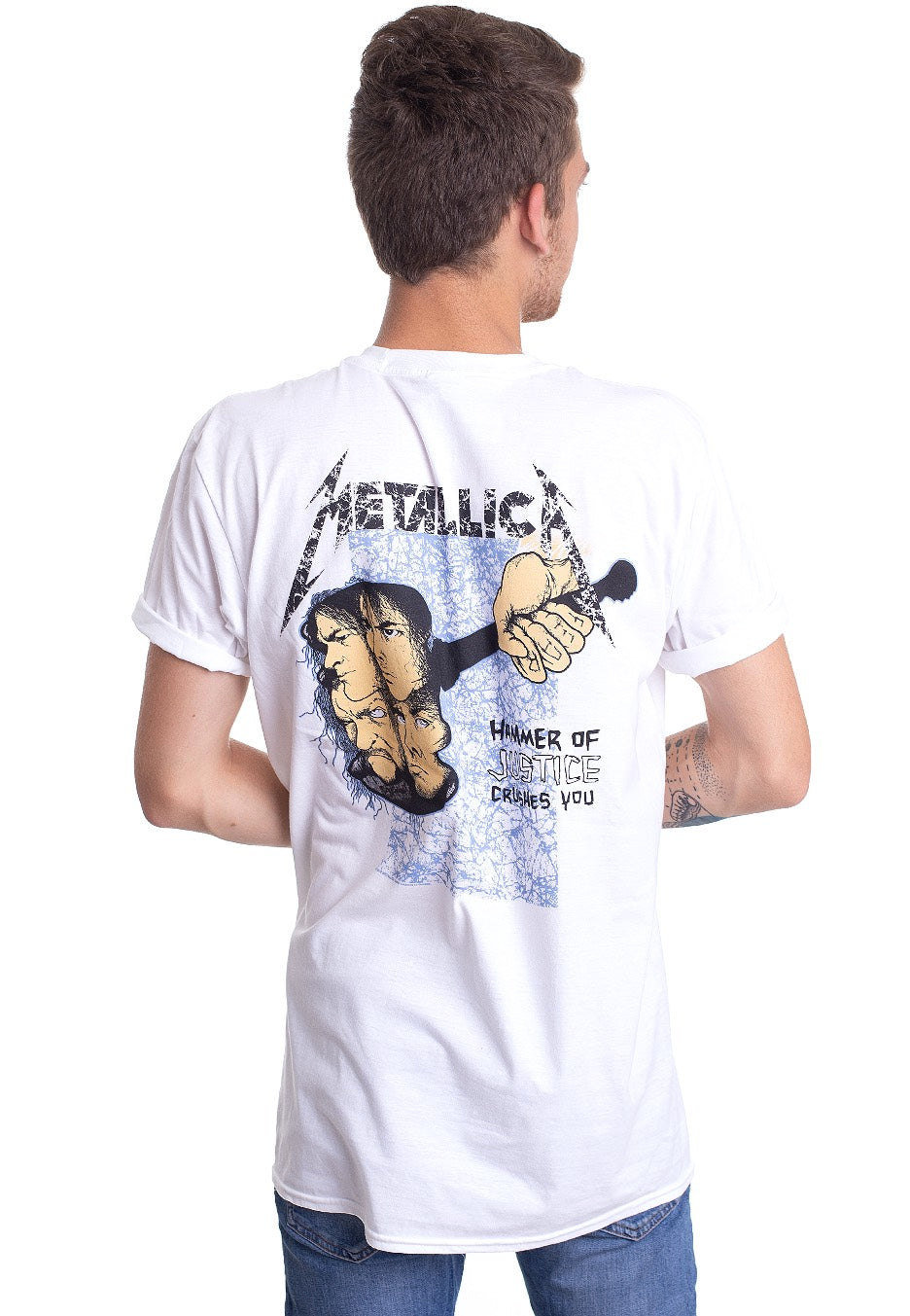 Metallica - Justice White - T-Shirt | Men-Image