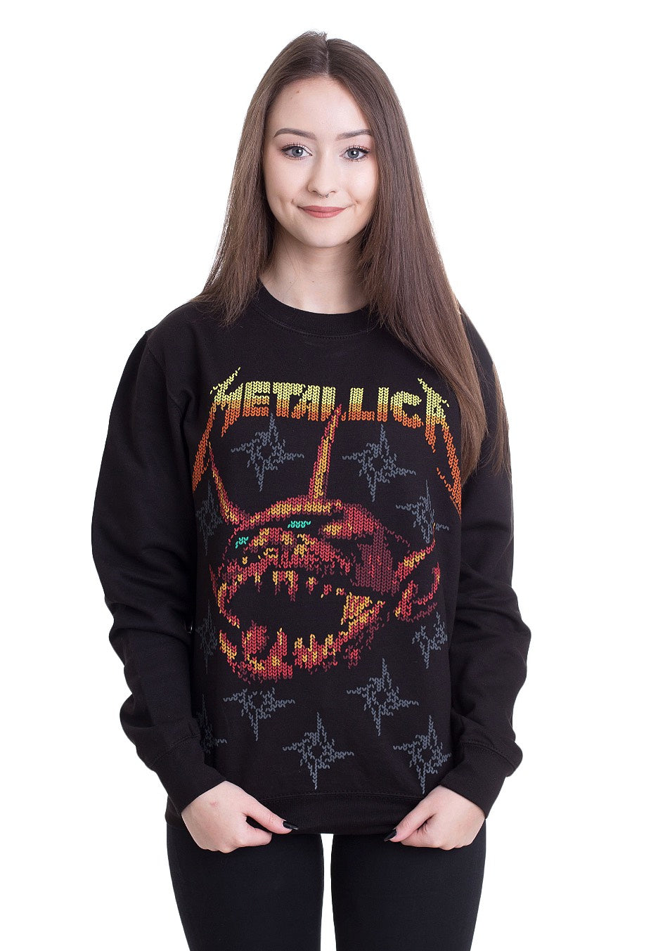 Metallica - Log Fire - Sweater | Women-Image