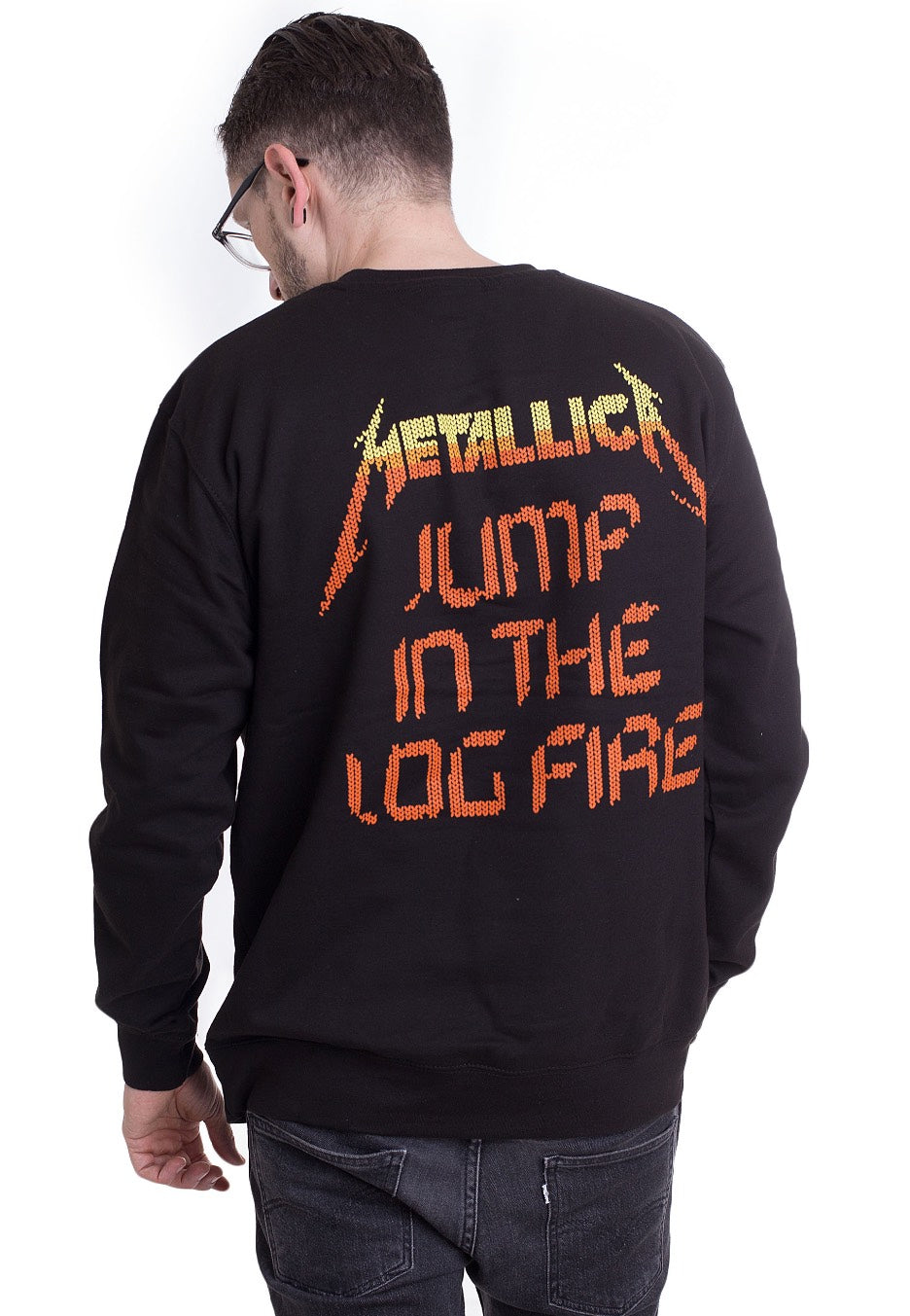 Metallica - Log Fire - Sweater | Men-Image