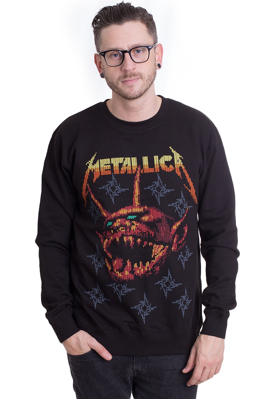 Metallica - Log Fire - Sweater | Men-Image