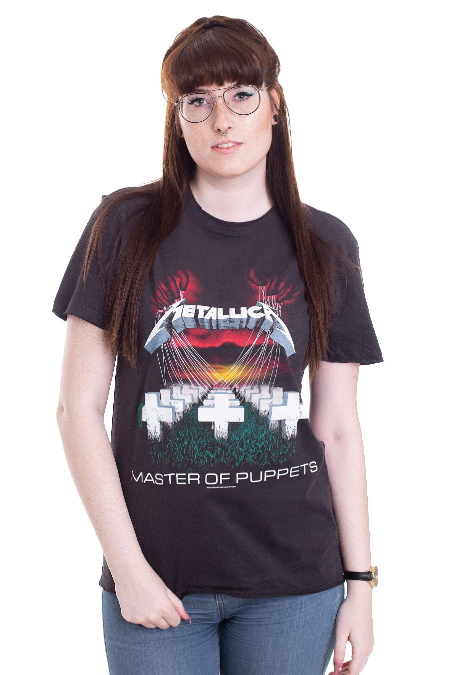 Metallica - Master Of Puppets Charcoal - T-Shirt | Women-Image