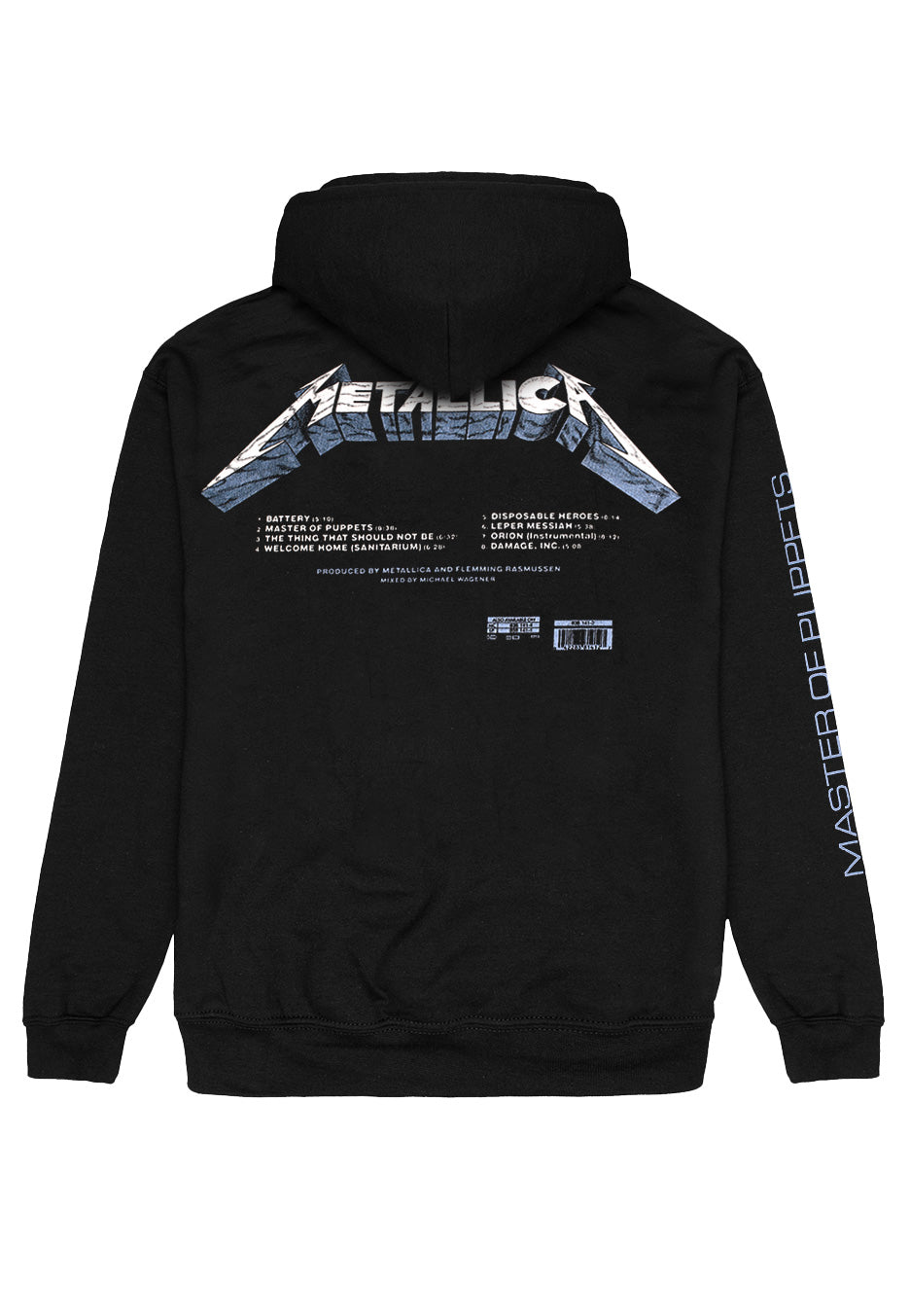 Metallica - Master Of Puppets Tracks - Hoodie | Neutral-Image