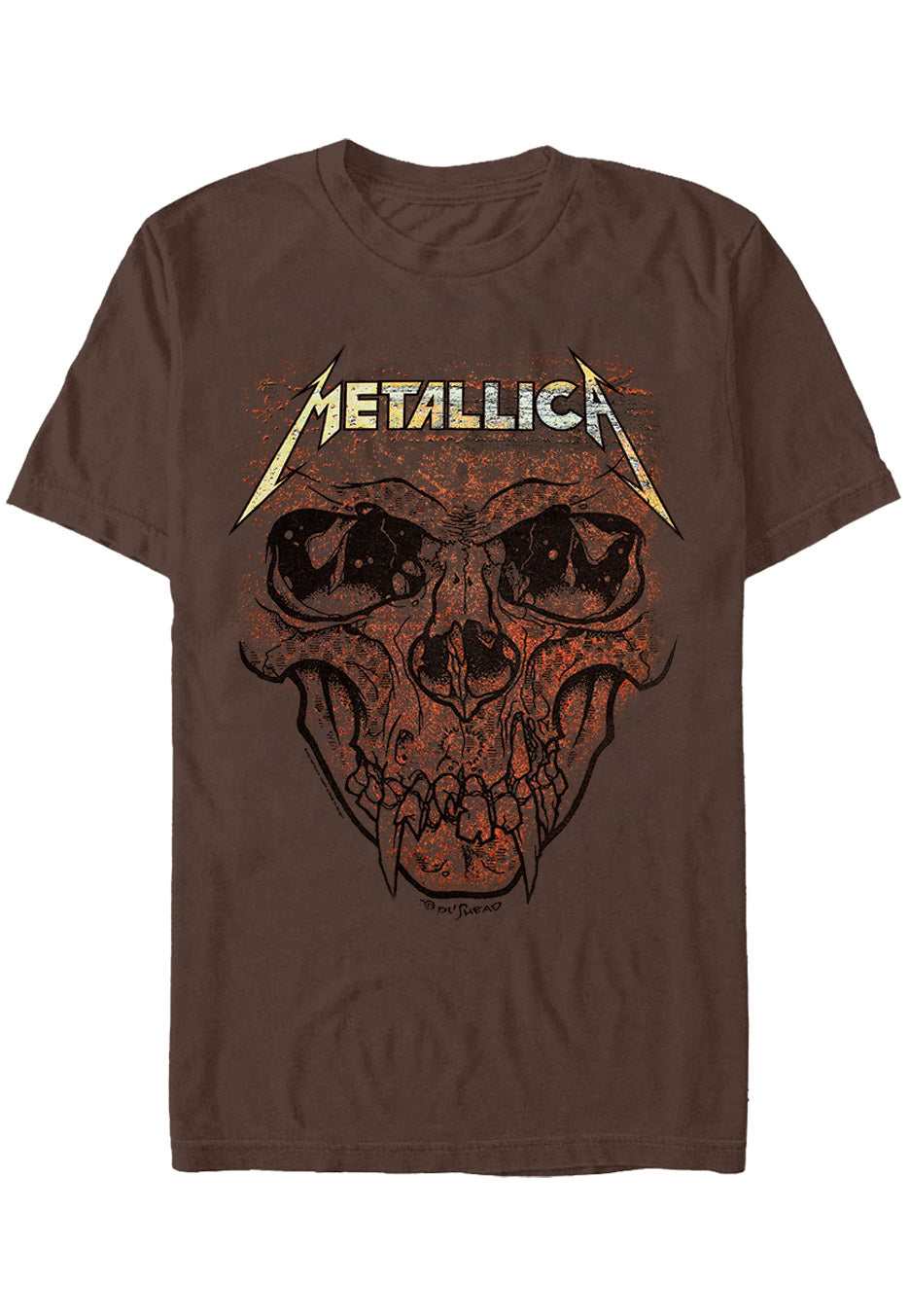 Metallica - Pushead Rusted Charcoal - T-Shirt | Neutral-Image