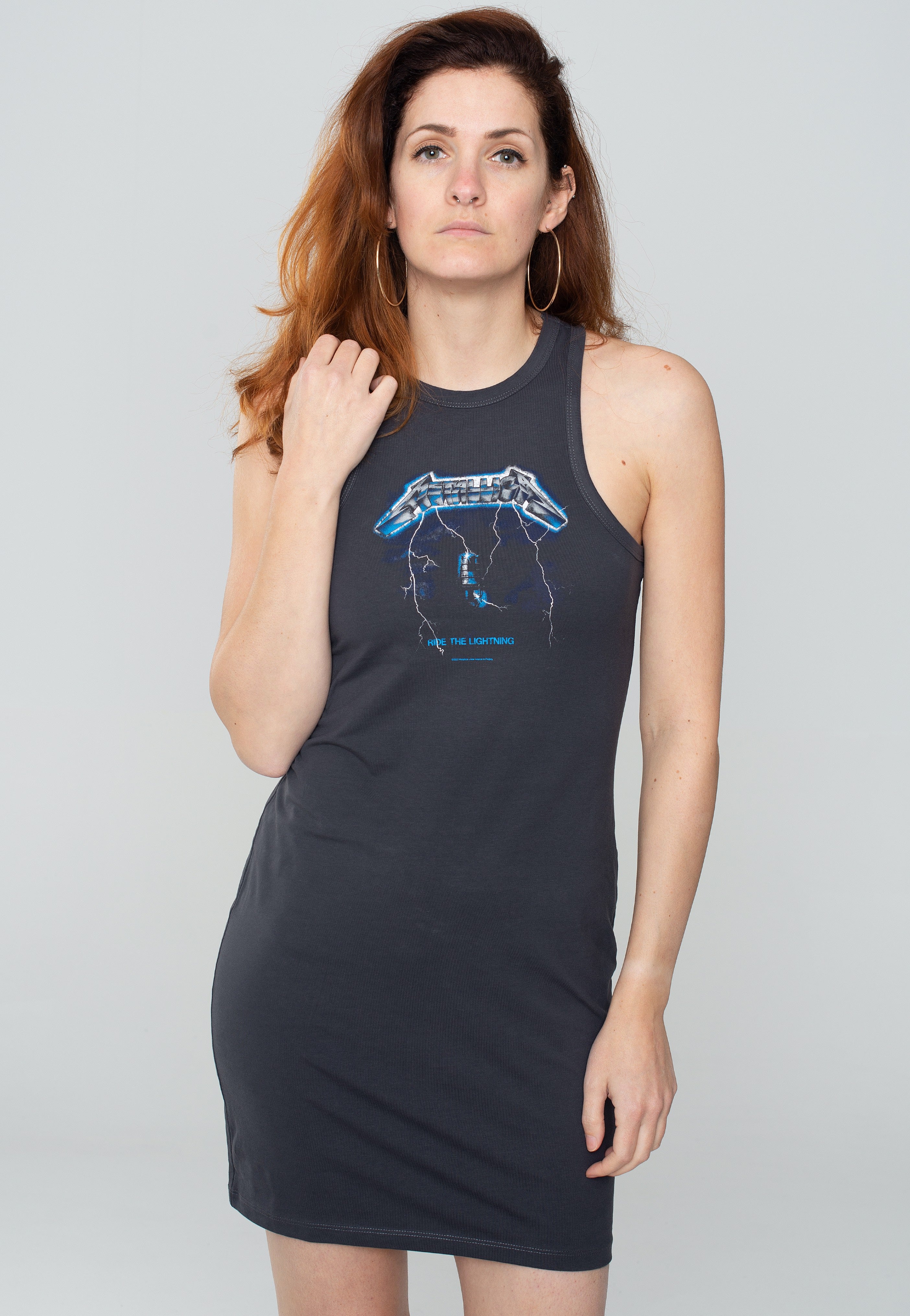 Metallica - Ride The Lightning Charcoal - Dress | Women-Image