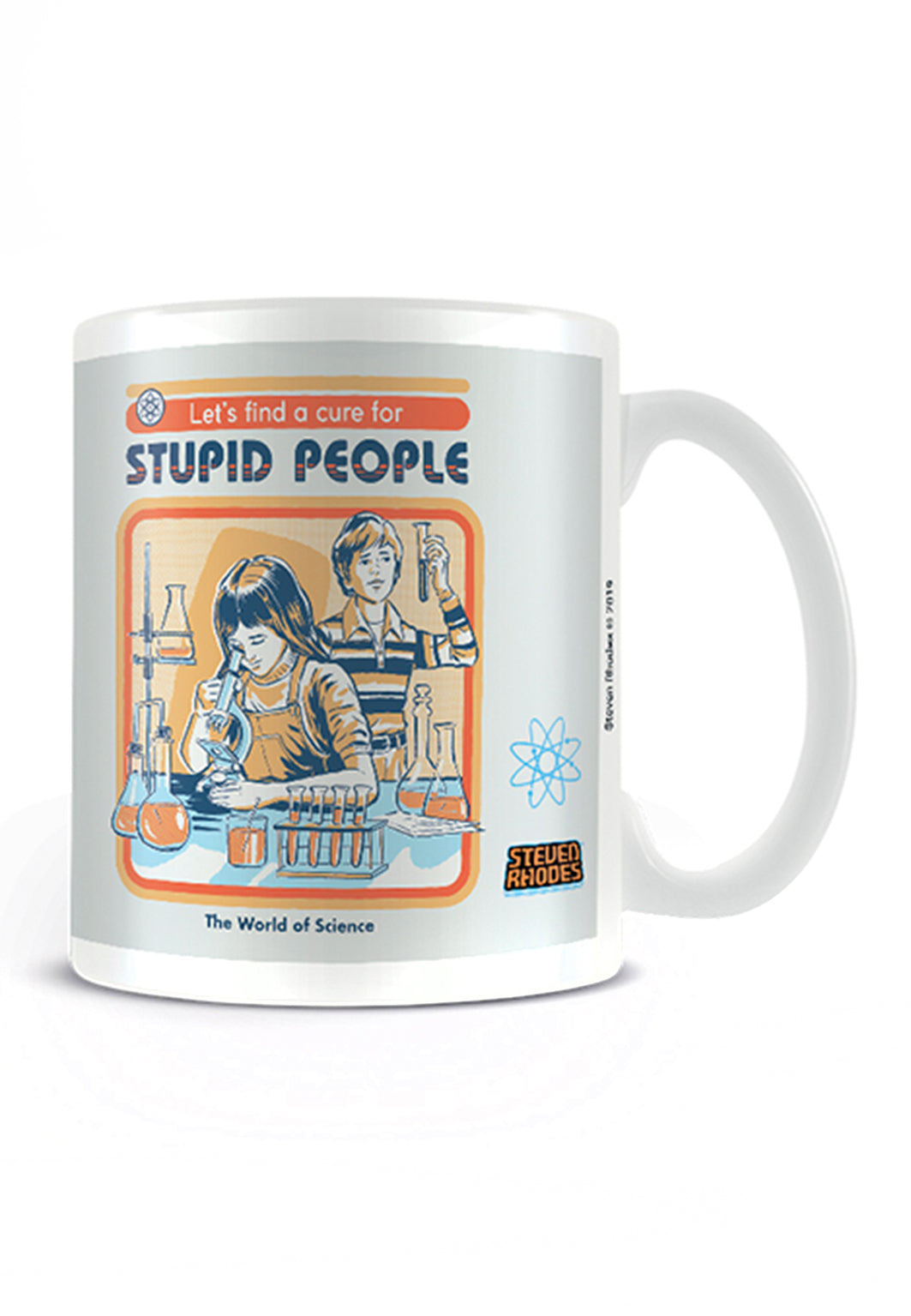 Steven Rhodes - Let's Find A Cure For Stupid People - Mug | Neutral-Image