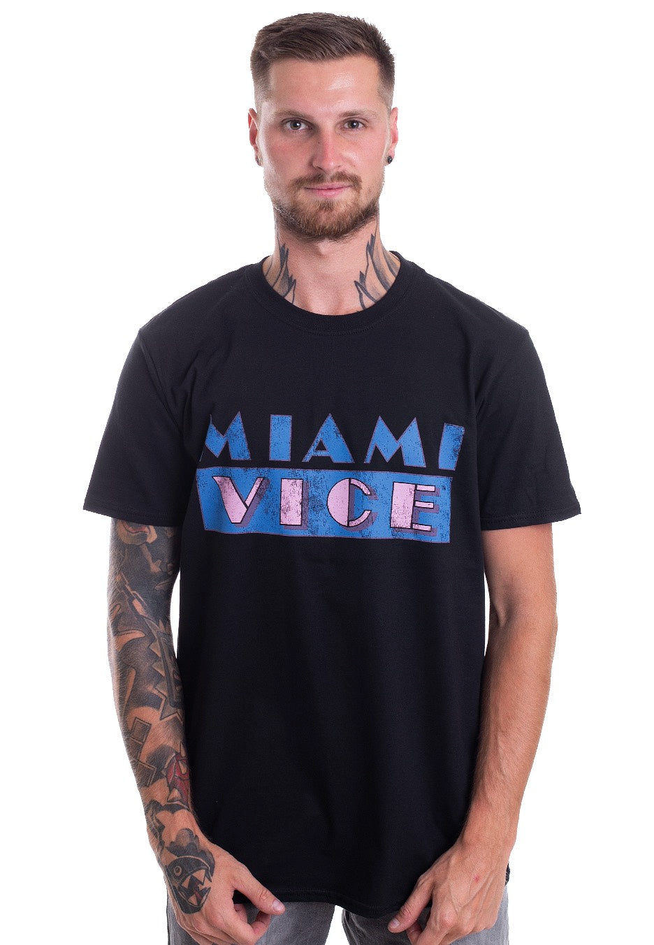 Miami Vice - Distressed Logo - T-Shirt | Men-Image