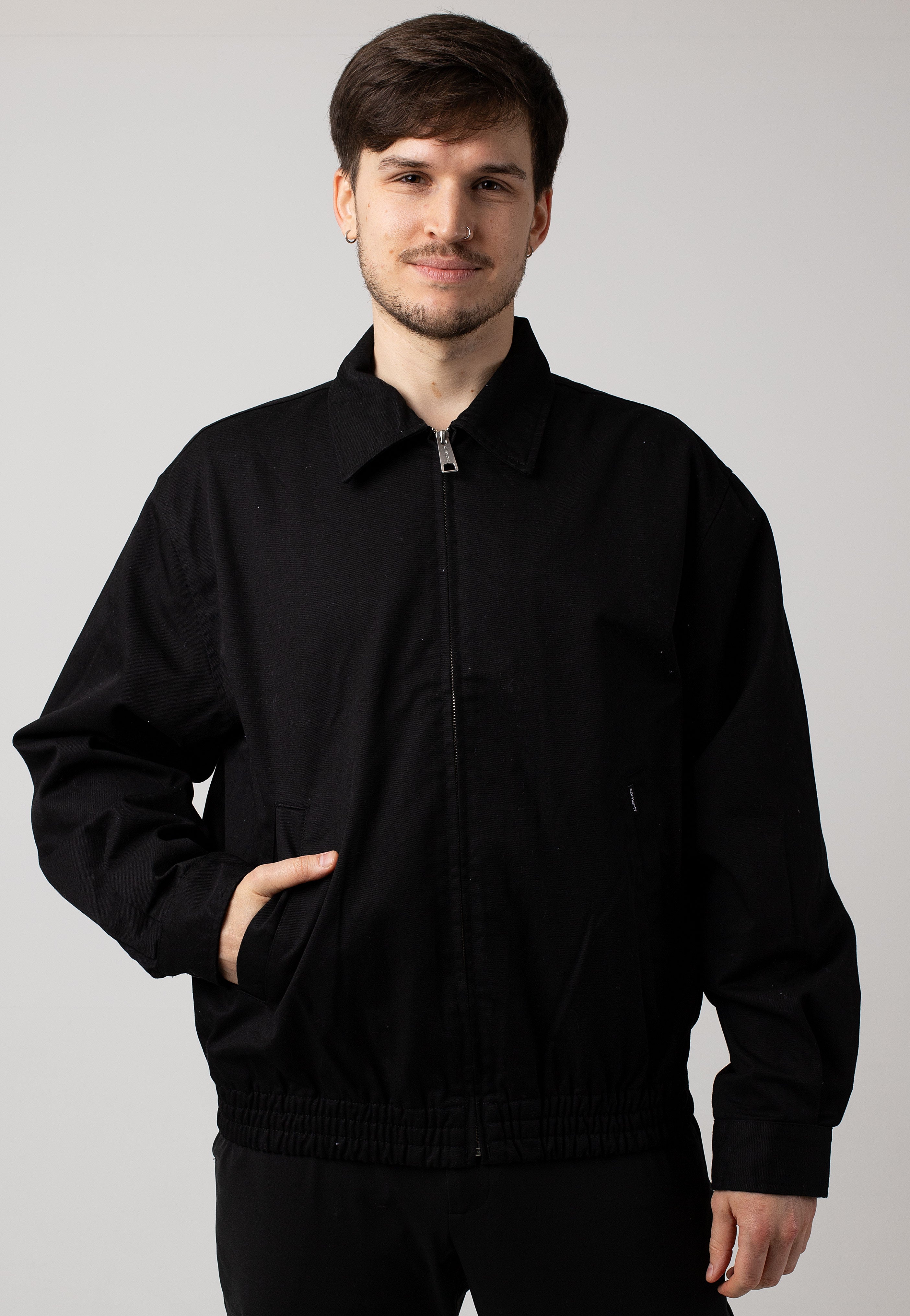 Carhartt WIP - Newhaven Rinsed Black - Jacket | Men-Image