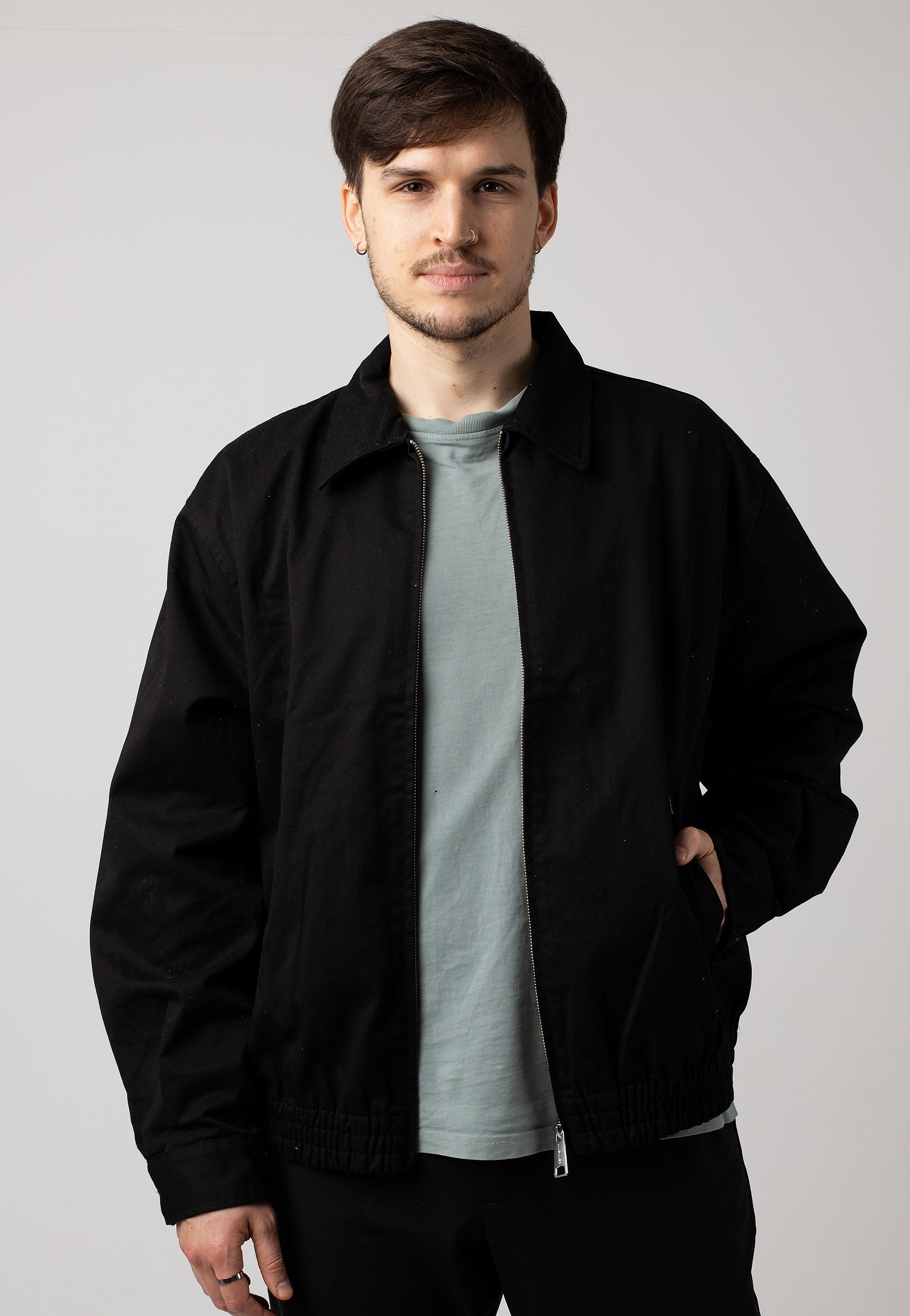 Carhartt WIP - Newhaven Rinsed Black - Jacket | Men-Image