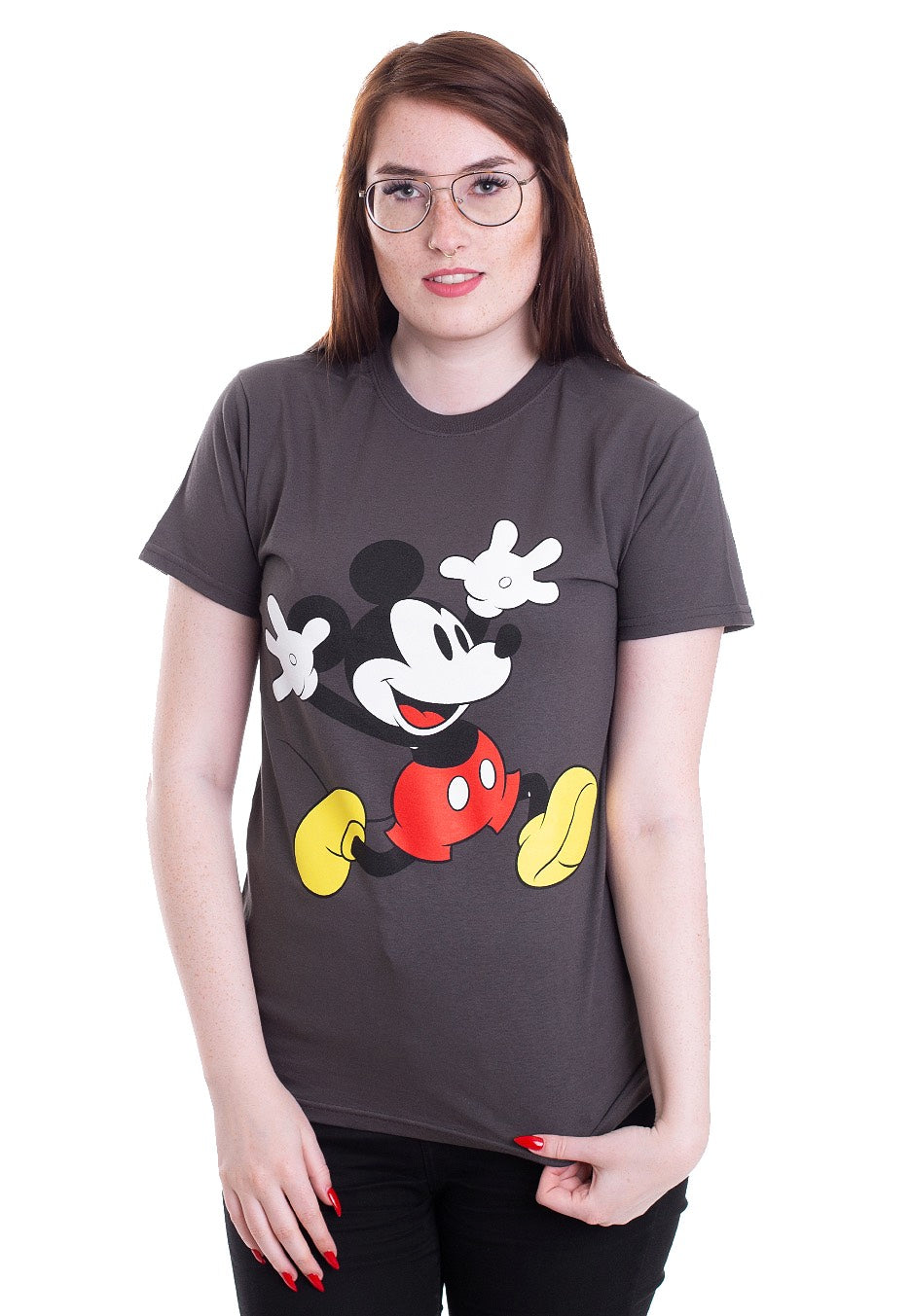 Mickey Mouse - Exciting Face Grey - T-Shirt | Women-Image