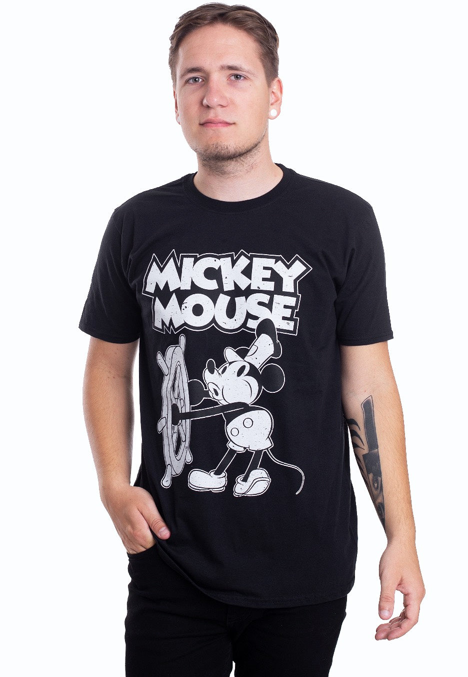 Mickey Mouse - Steamboat Willie - T-Shirt | Men-Image