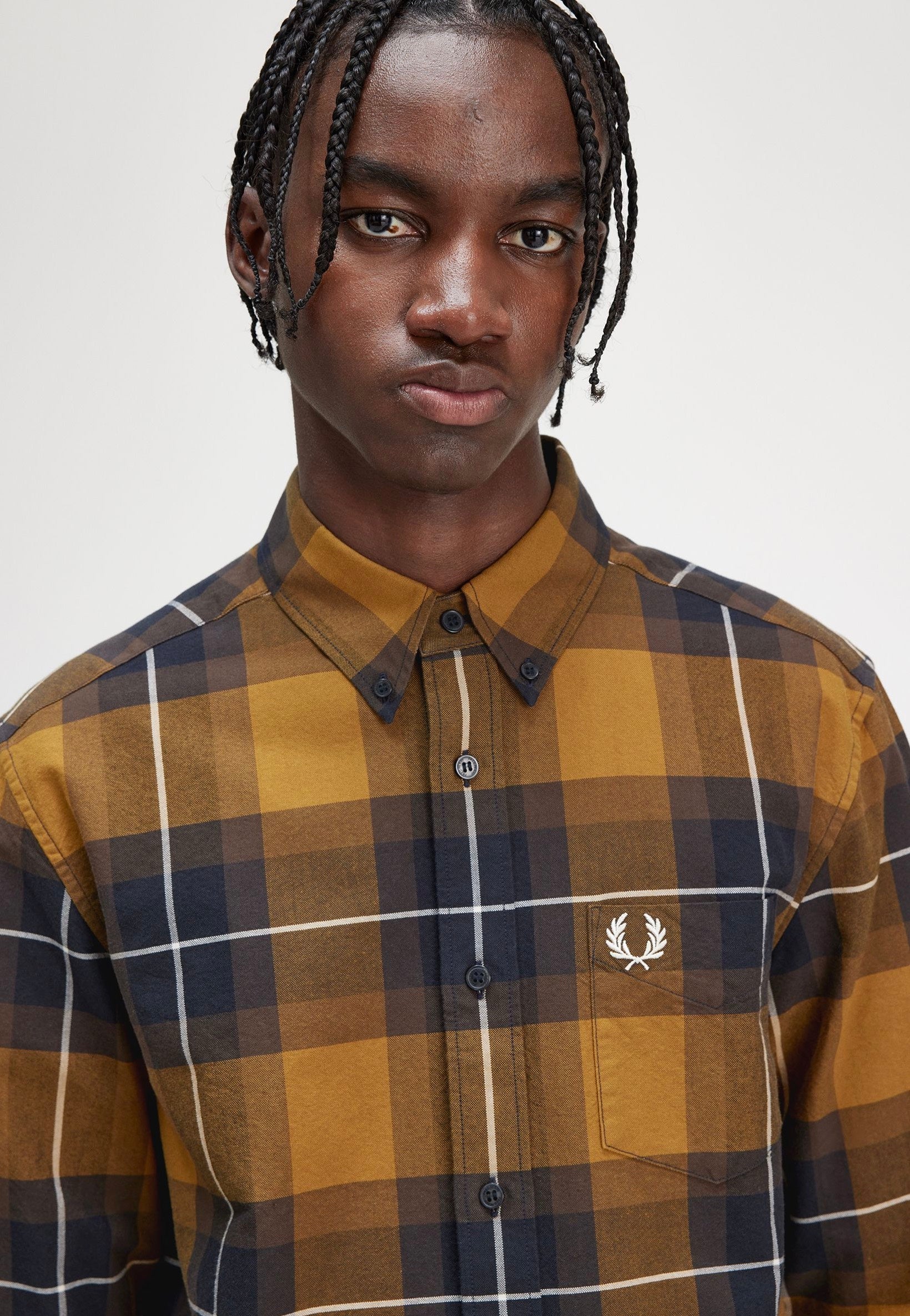 Fred Perry - Tartan Dark Caramel - Shirt | Men-Image