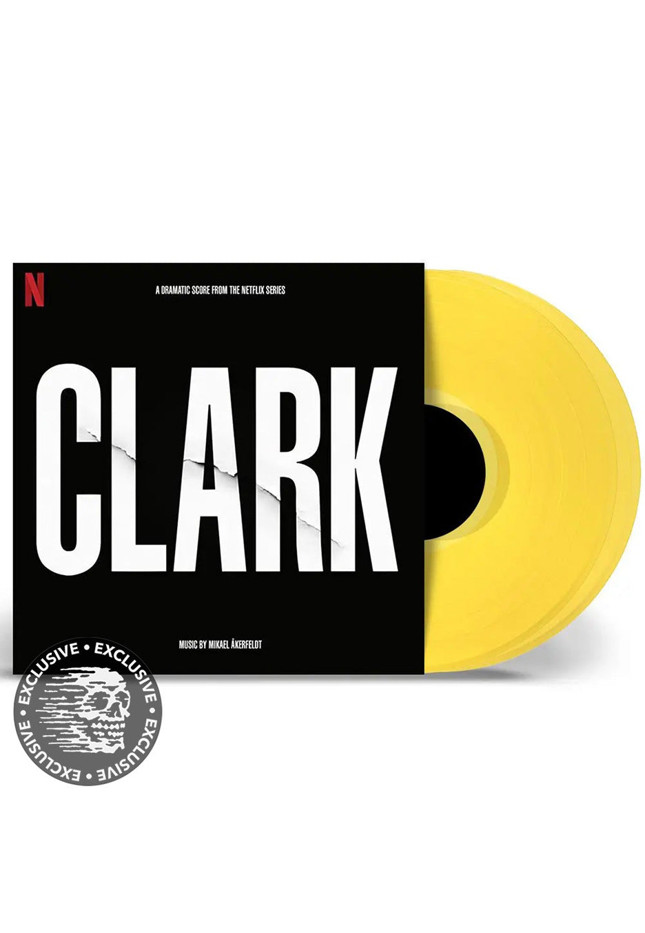 Mikael Åkerfeldt - Clark (Soundtrack From The Netflix Series) Transparent Sun Yellow - Colored 2 Vinyl | Neutral-Image