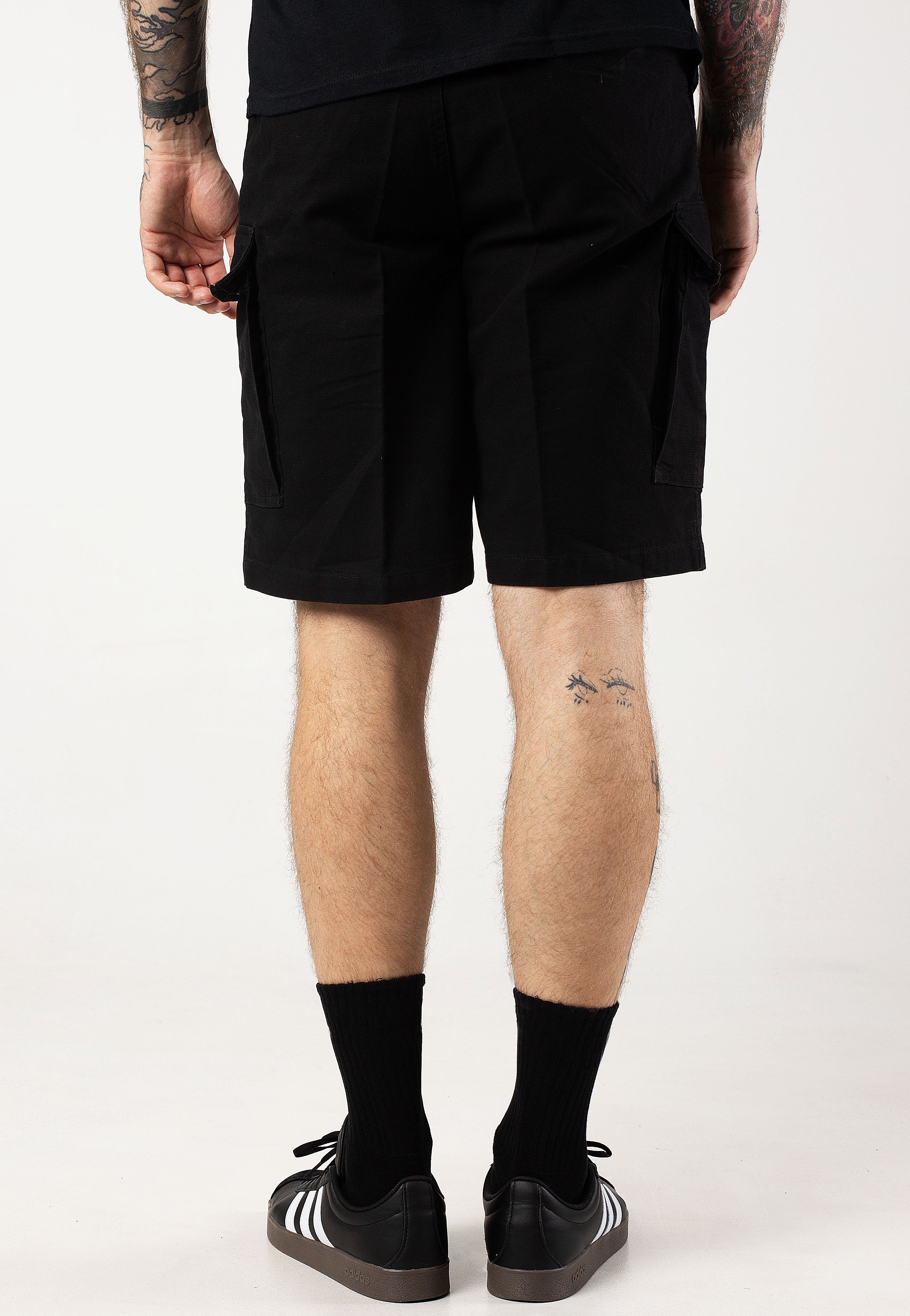 Mil-Tec - Bw Bermuda Moleskin Prewash Black - Shorts | Men-Image