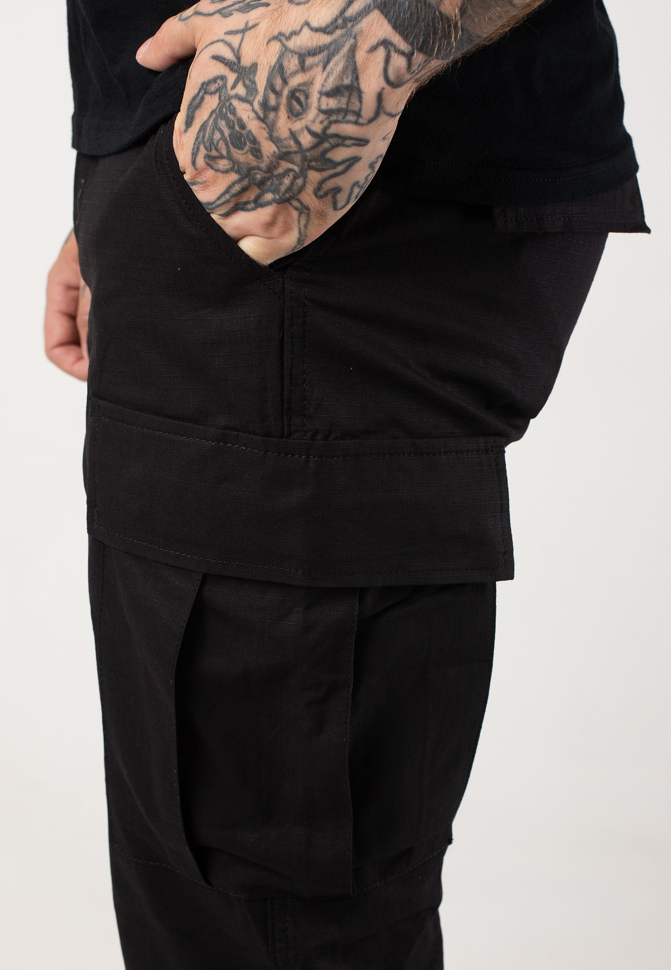 Mil-Tec - Us Bdu R/S 'Slim Fit' Black - Pants | Men-Image