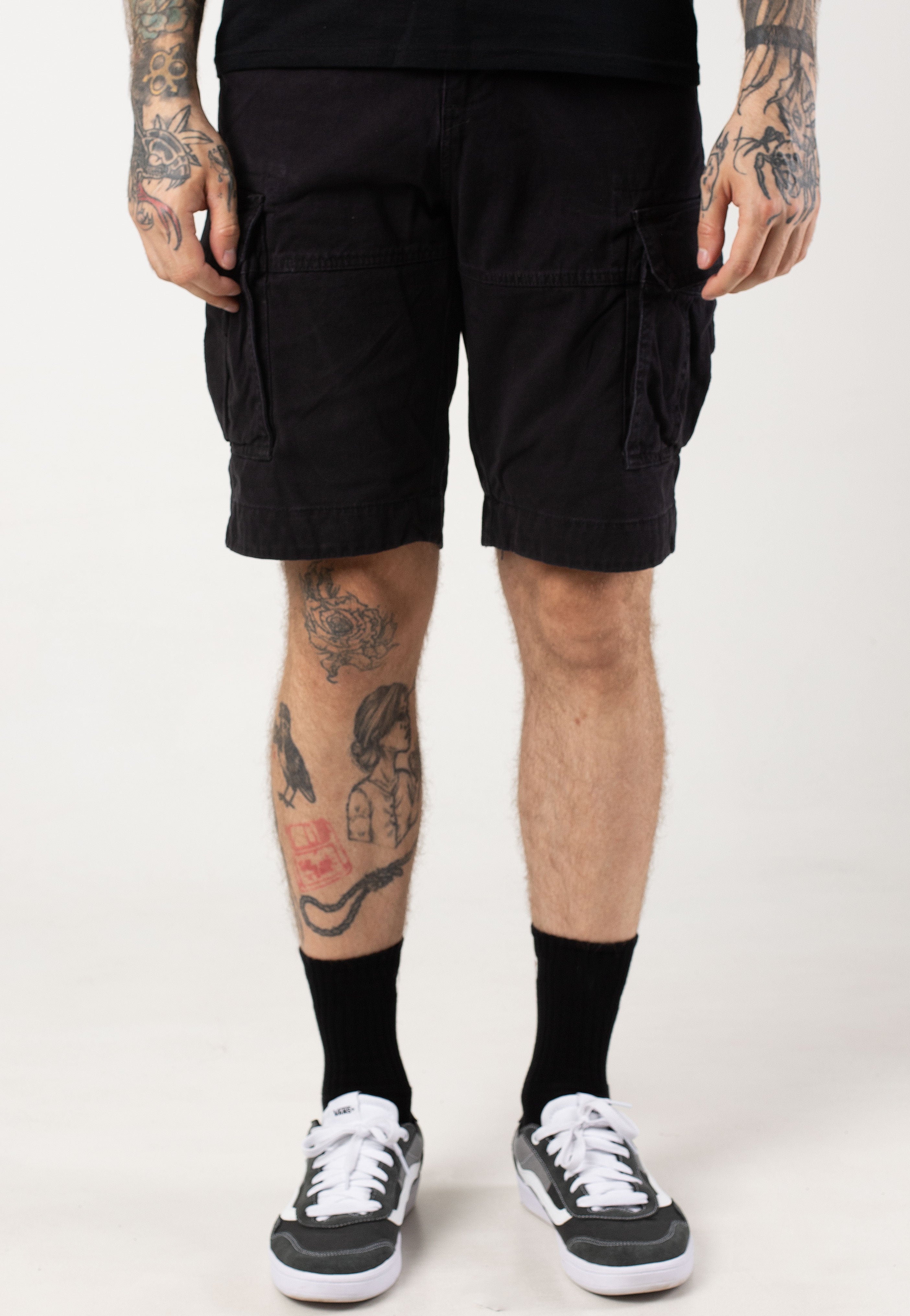 Mil-Tec - Us Vintage Prewash Black - Shorts | Men-Image