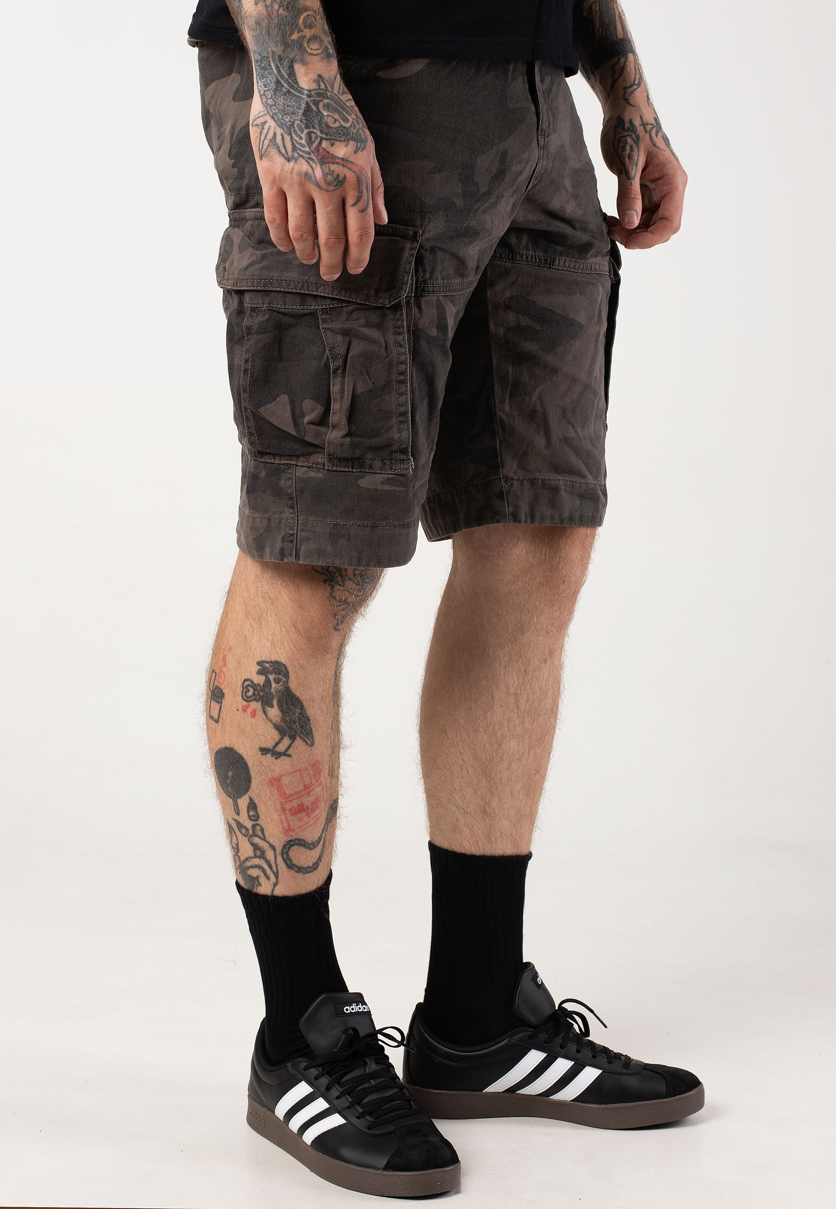 Mil-Tec - Us Vintage Prewash Dark Camo - Shorts | Men-Image