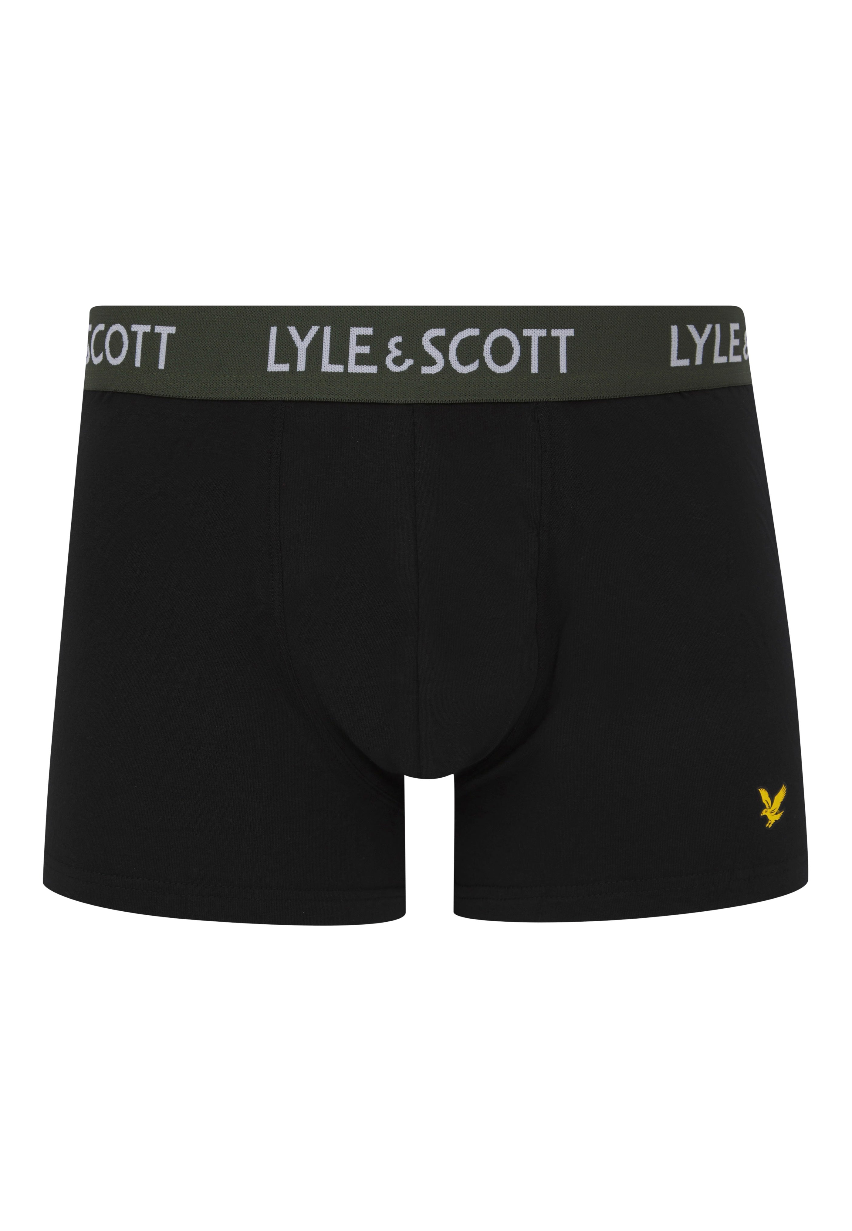 Lyle & Scott - Miller Waistbands Black Multi - Boxershorts | Men-Image