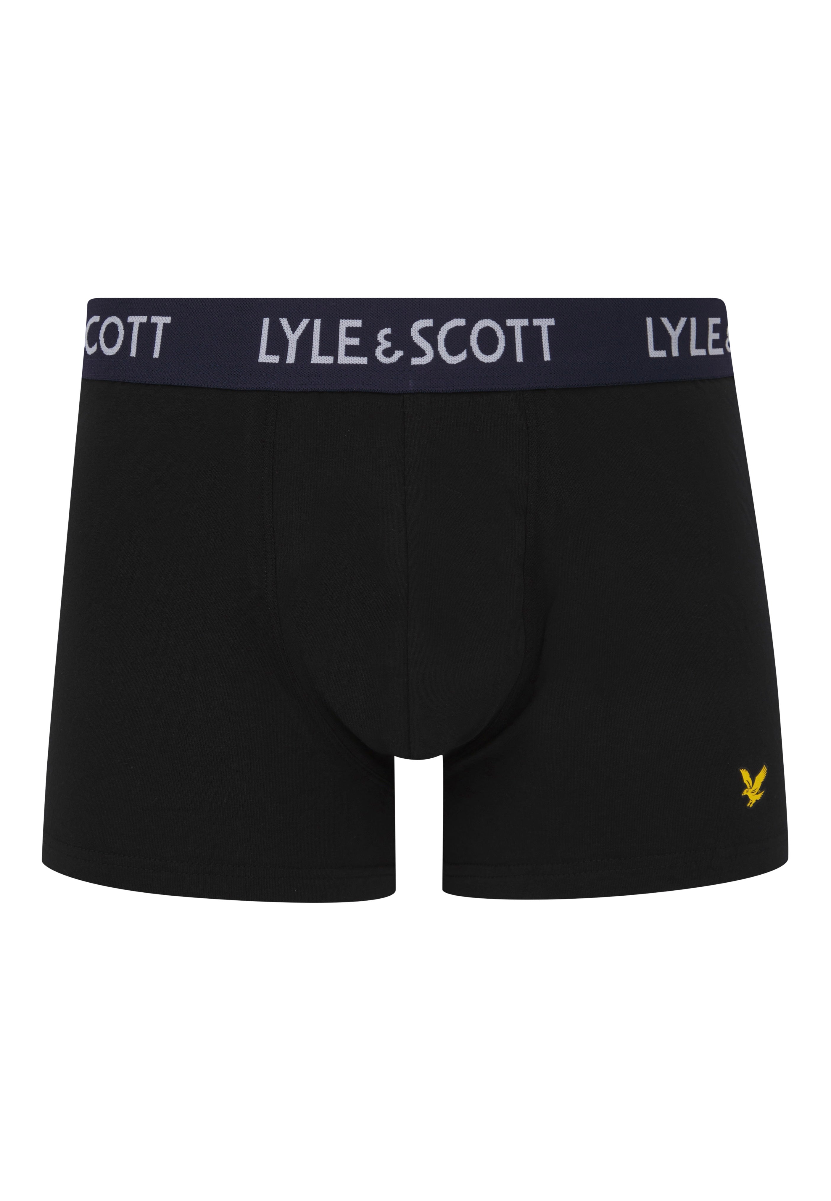 Lyle & Scott - Miller Waistbands Black Multi - Boxershorts | Men-Image