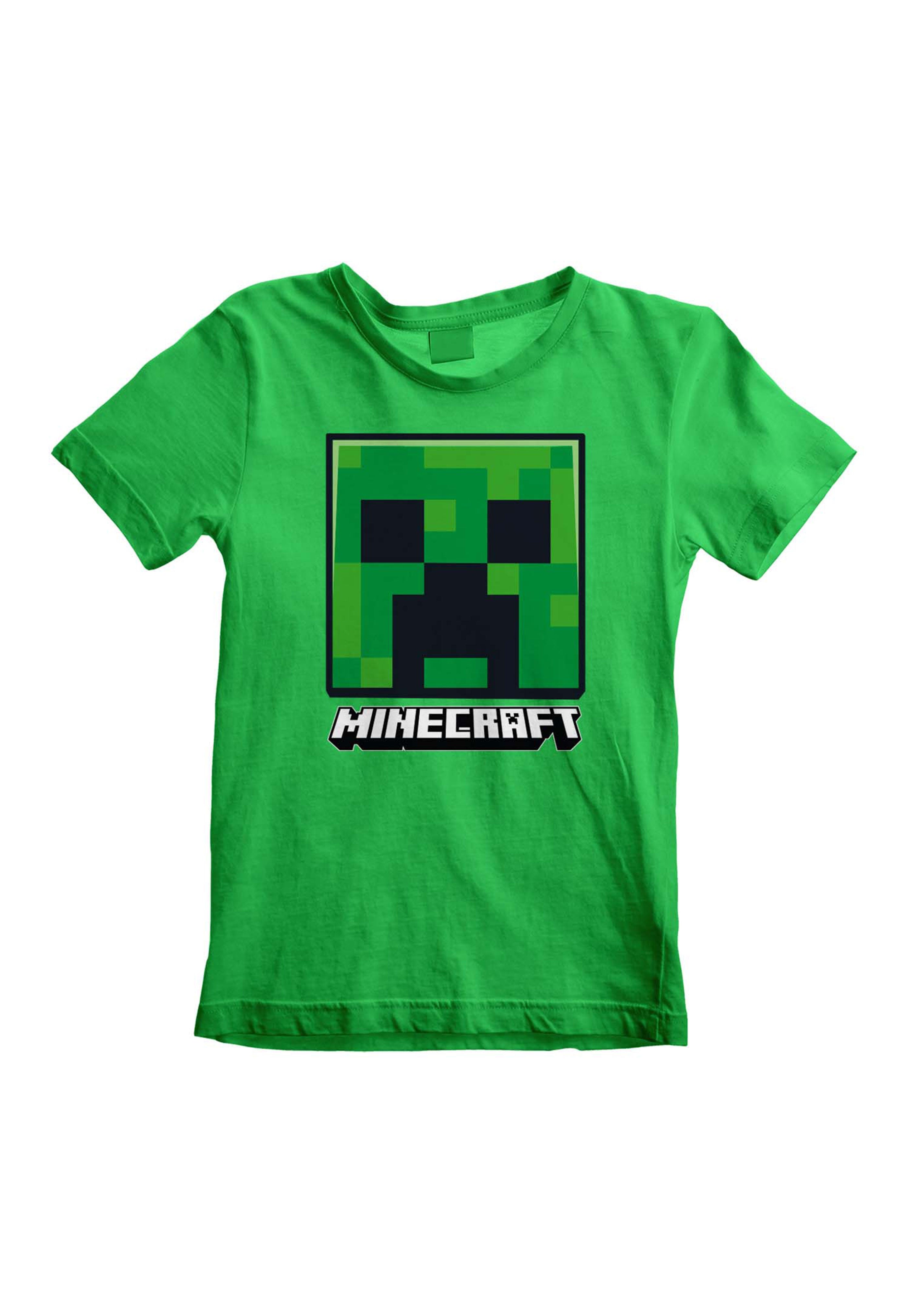 Minecraft - Creeper Face Kids Green - T-Shirt | Neutral-Image