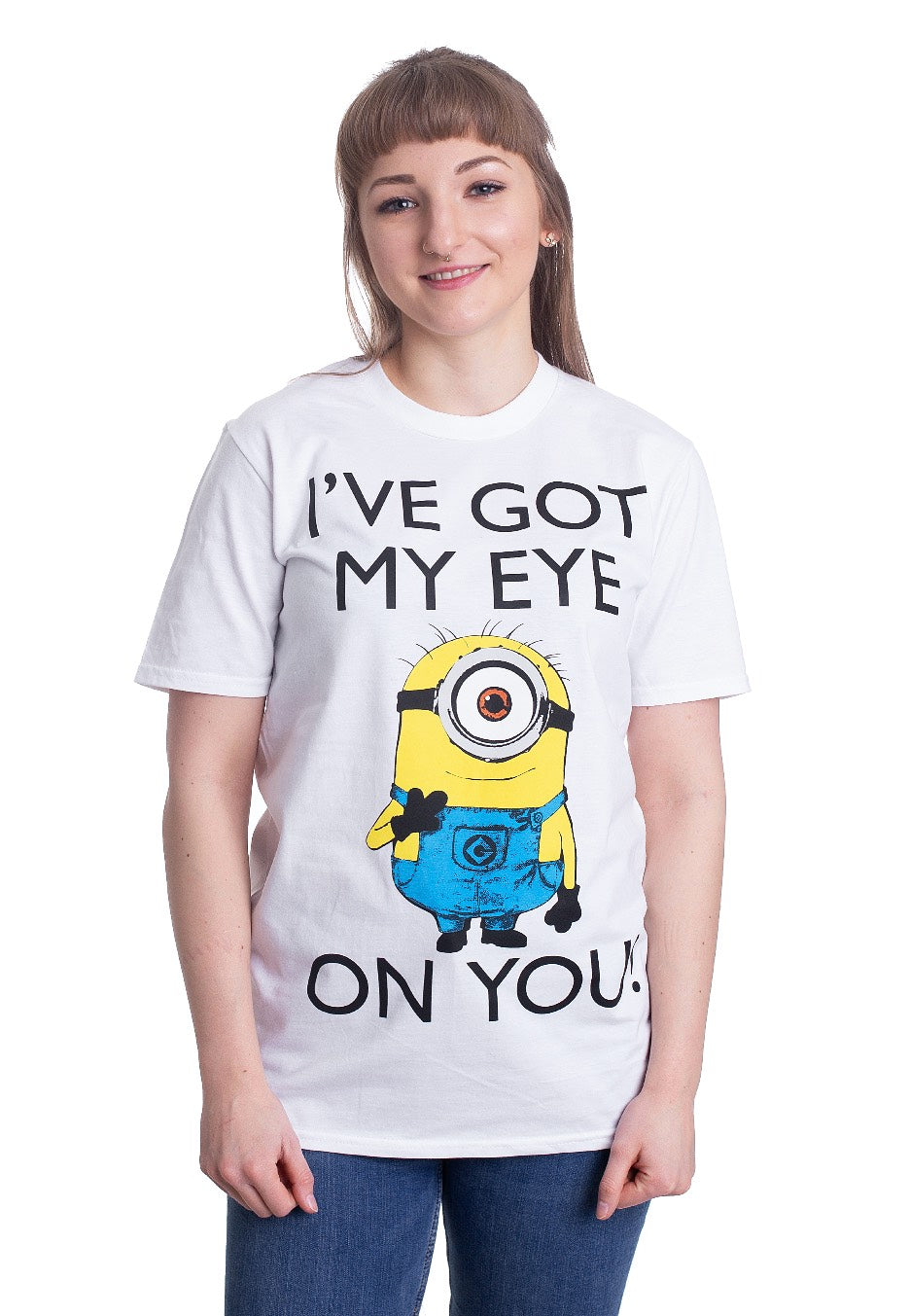 Minions - I Got My Eye On You White - T-Shirt | Women-Image