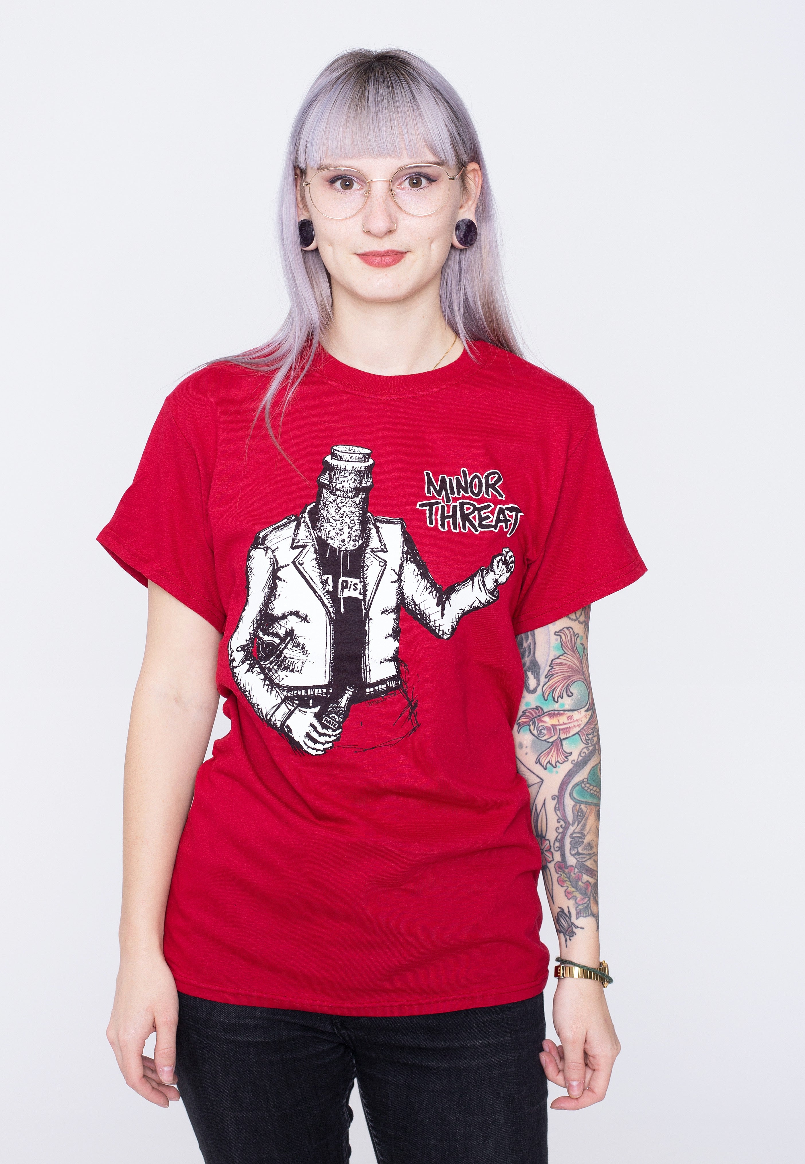 Minor Threat - Bottled Violence Red - T-Shirt | Women-Image