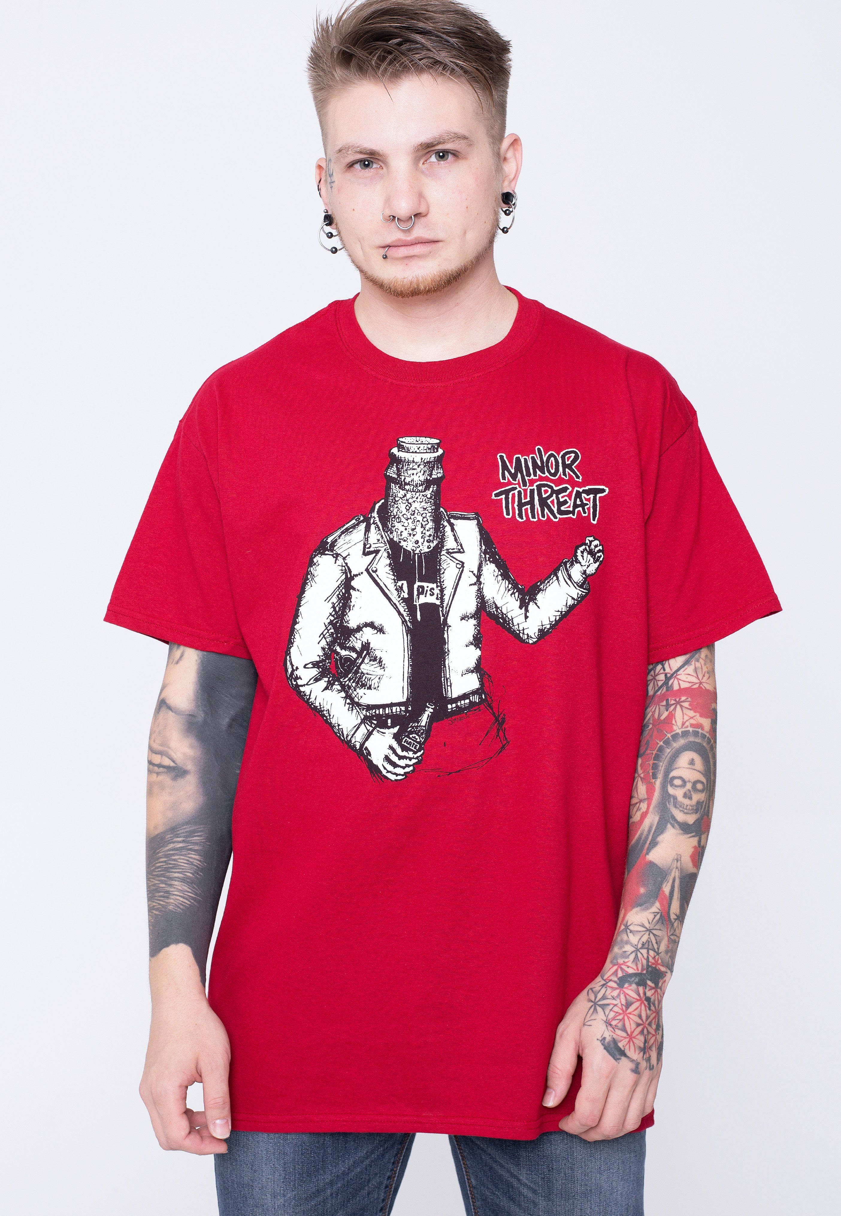 Minor Threat - Bottled Violence Red - T-Shirt | Men-Image