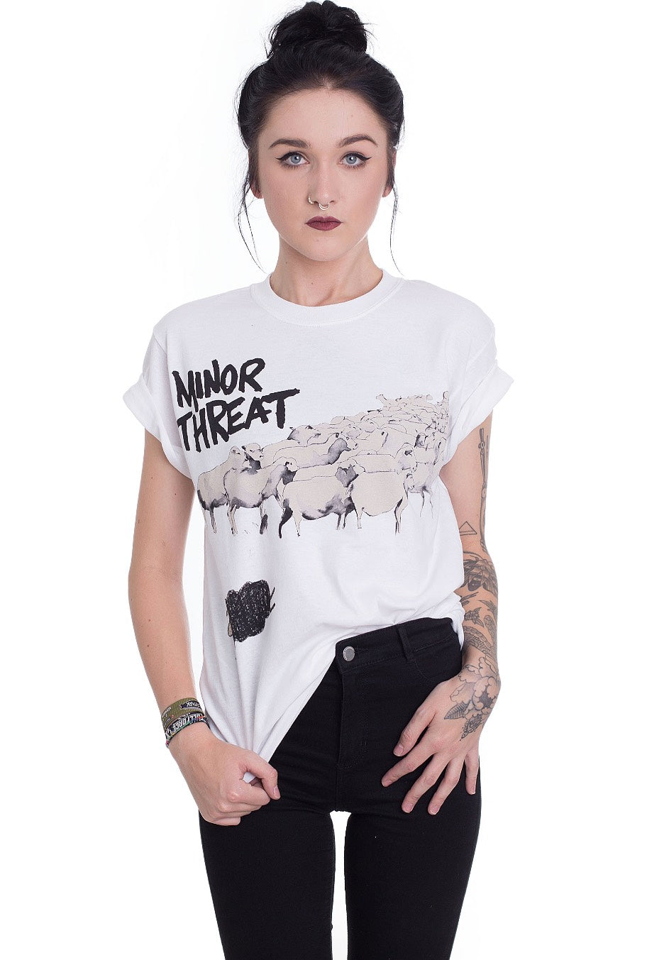 Minor Threat - Out Of Step White - T-Shirt | Women-Image