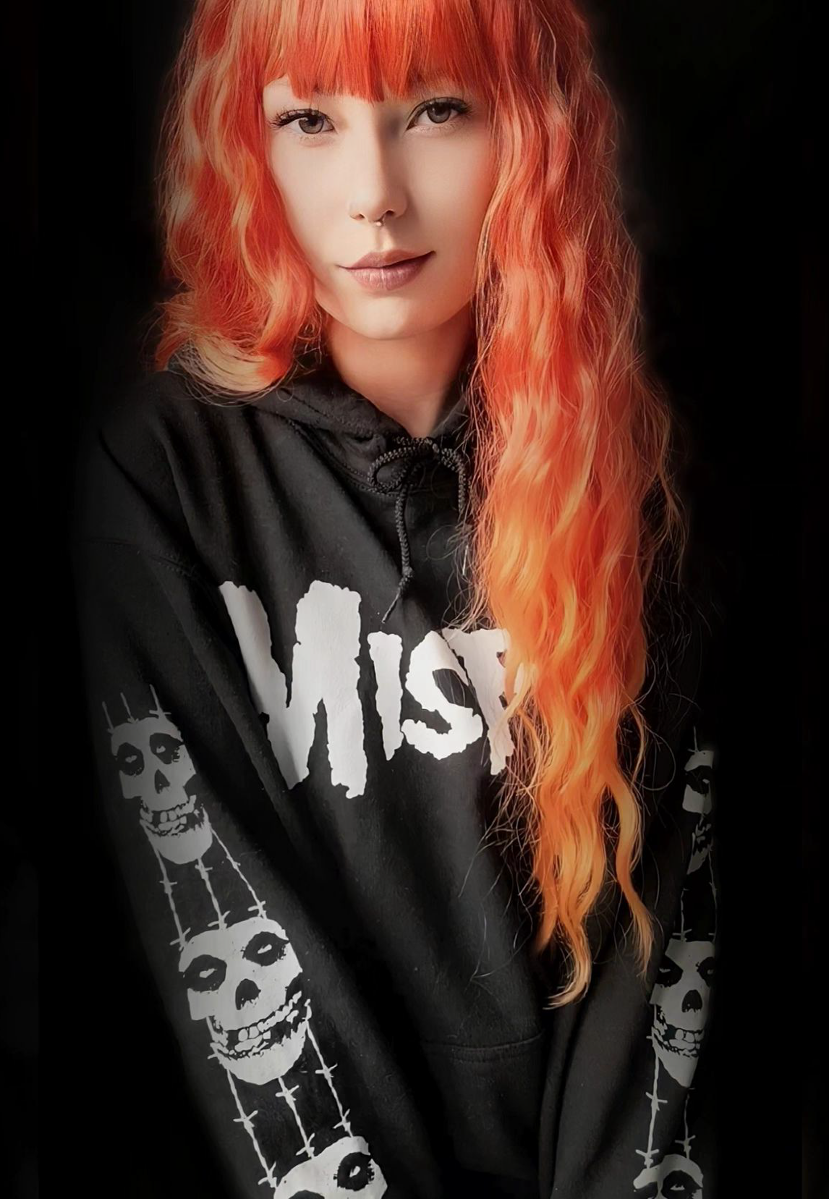 Misfits - Skull/Logo - Hoodie | Women-Image