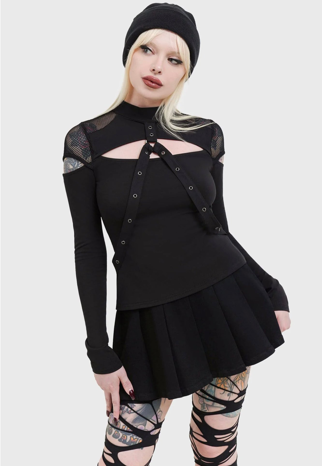 Killstar - Miss Masher Black - Top | Women-Image