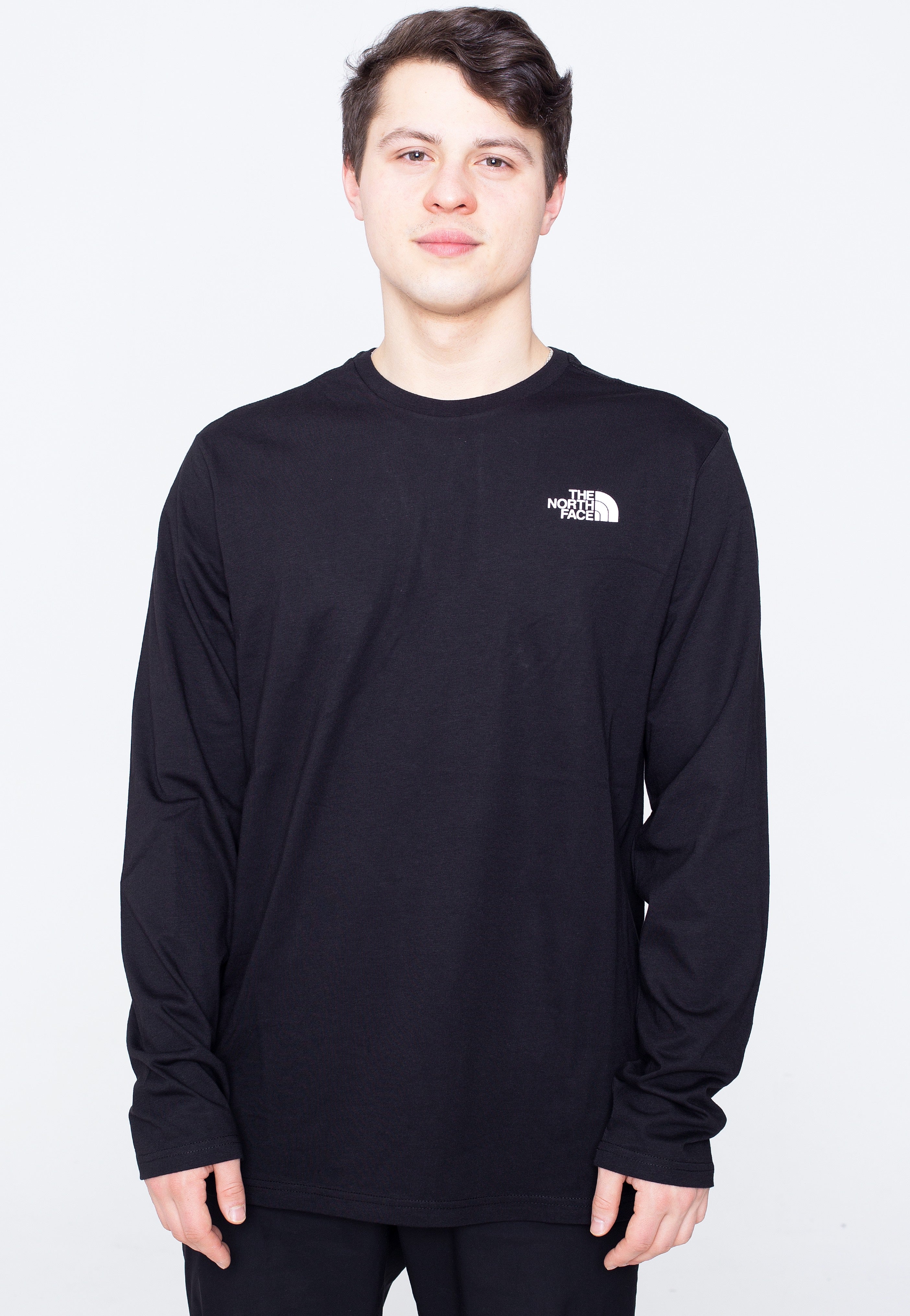 The North Face - Easy Eu TNF Black/Zinc Grey - Longsleeve | Men-Image