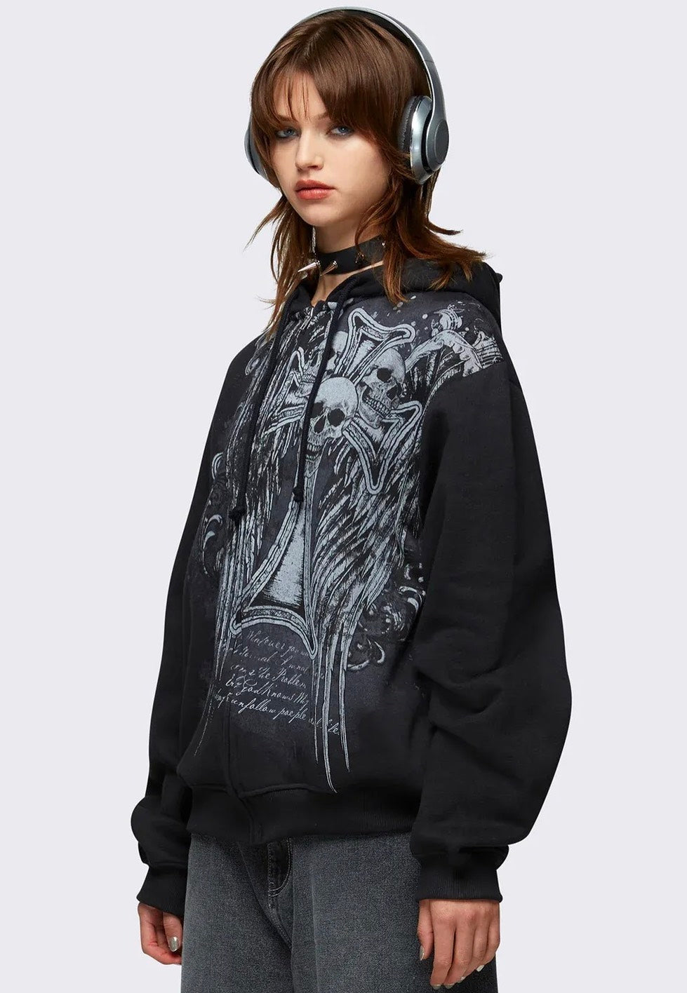 Minga London - Devil Wings Oversized - Zipper | Women-Image