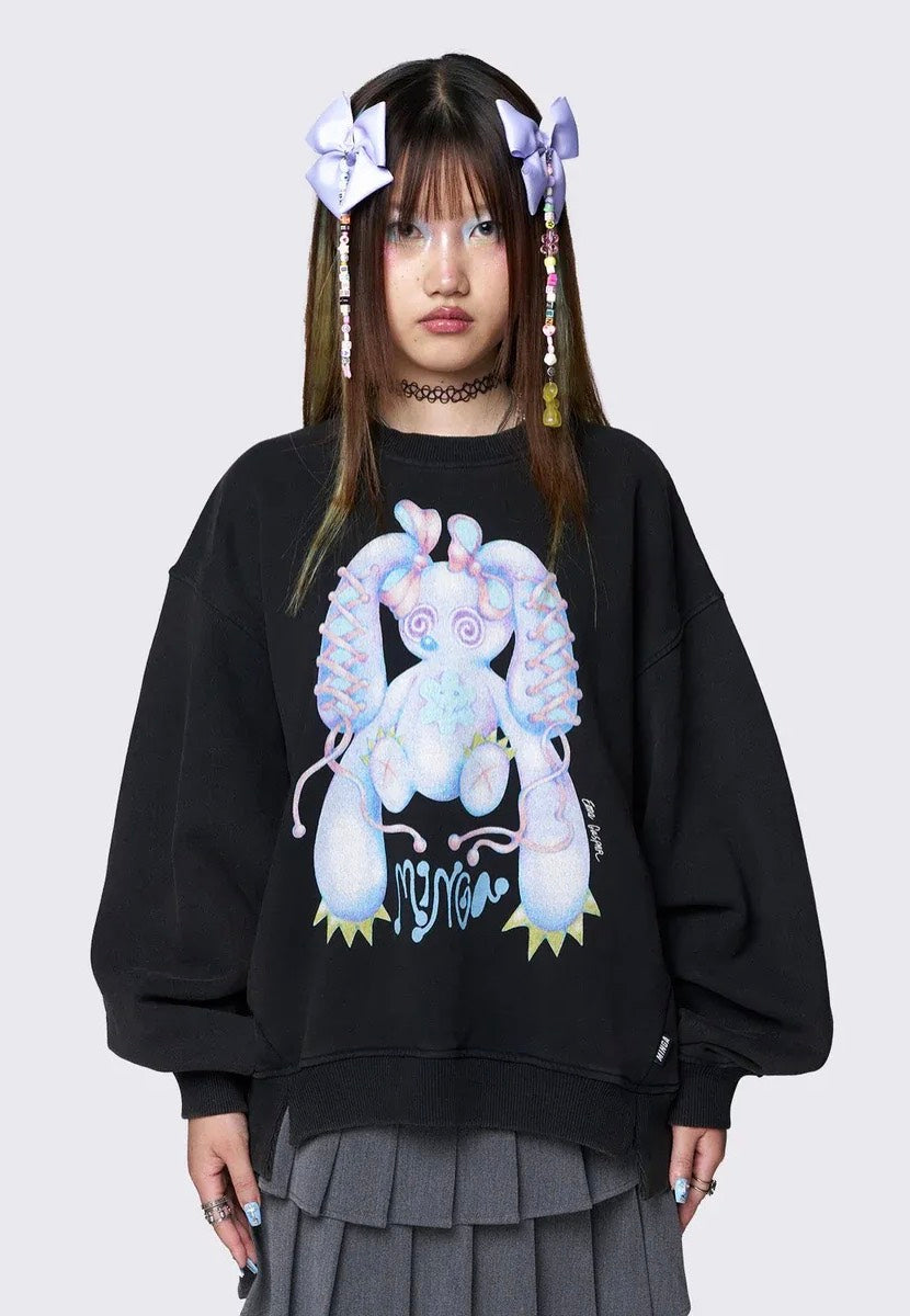 Minga London x Ema Gaspar - Bunny Graphic - Sweater | Women-Image