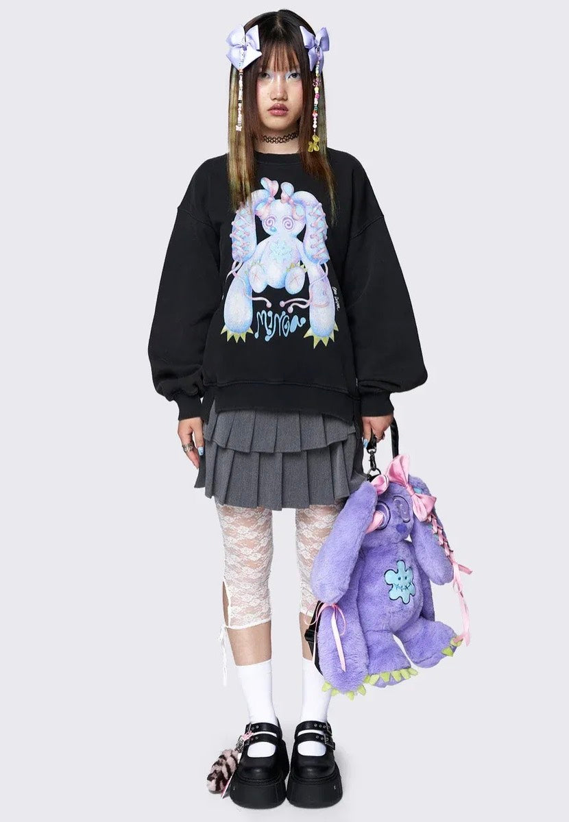 Minga London x Ema Gaspar - Bunny Graphic - Sweater | Women-Image