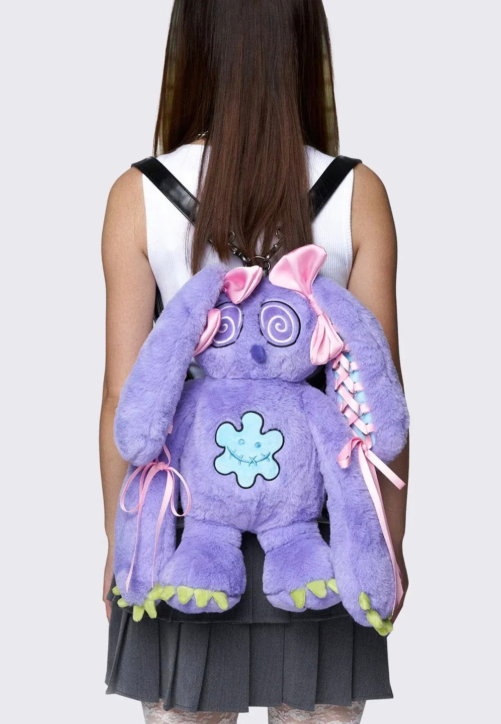 Minga London x Ema Gaspar - Bunny Plush - Backpack | Neutral-Image