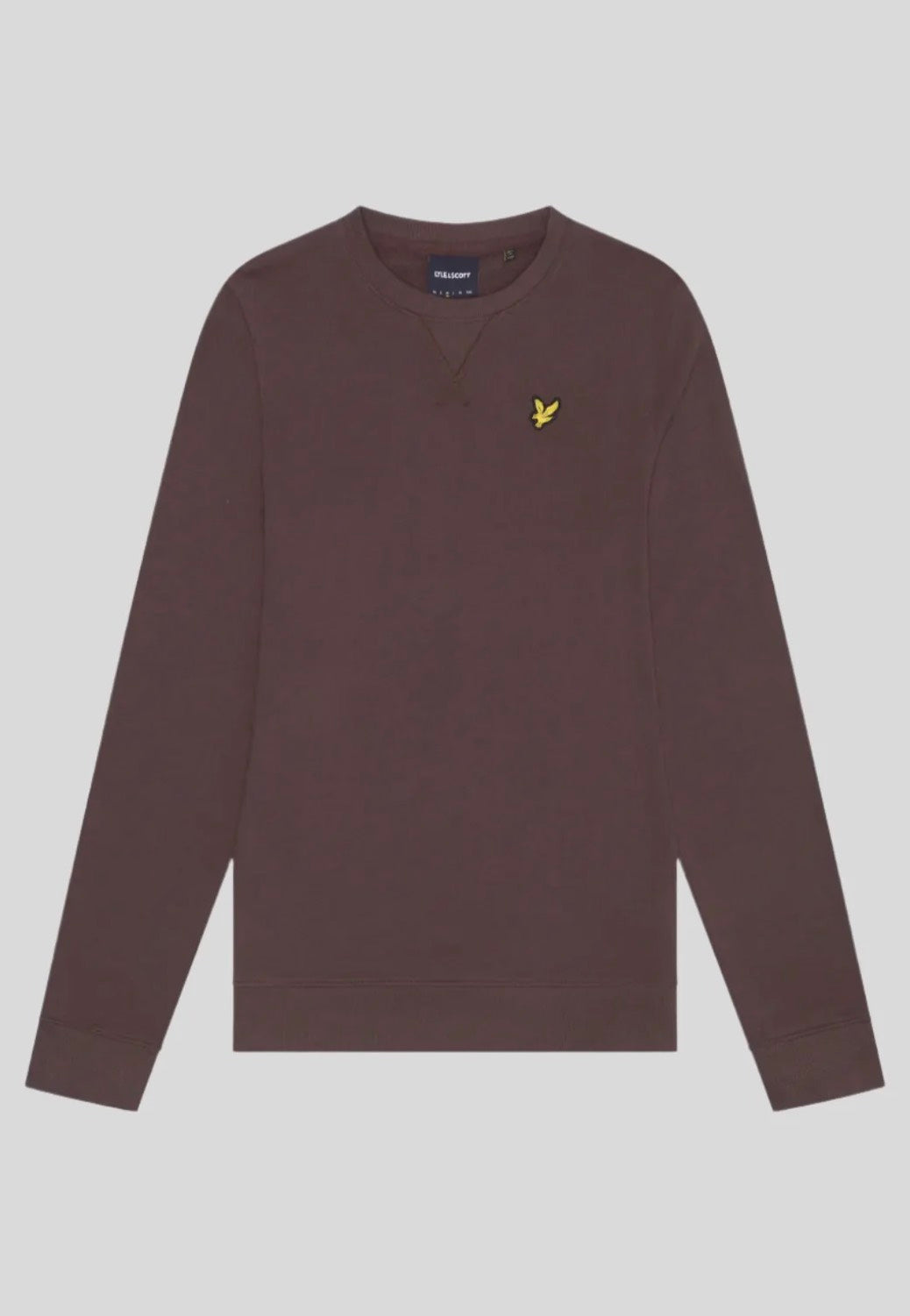 Lyle & Scott - Crew Neck Deep Mahogany - Sweater | Men-Image