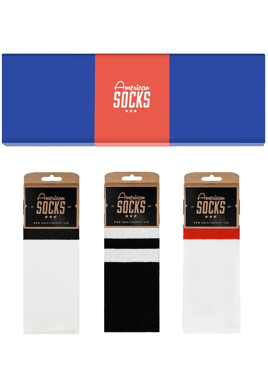 American Socks - The Classics Socks - Giftbox | Neutral-Image