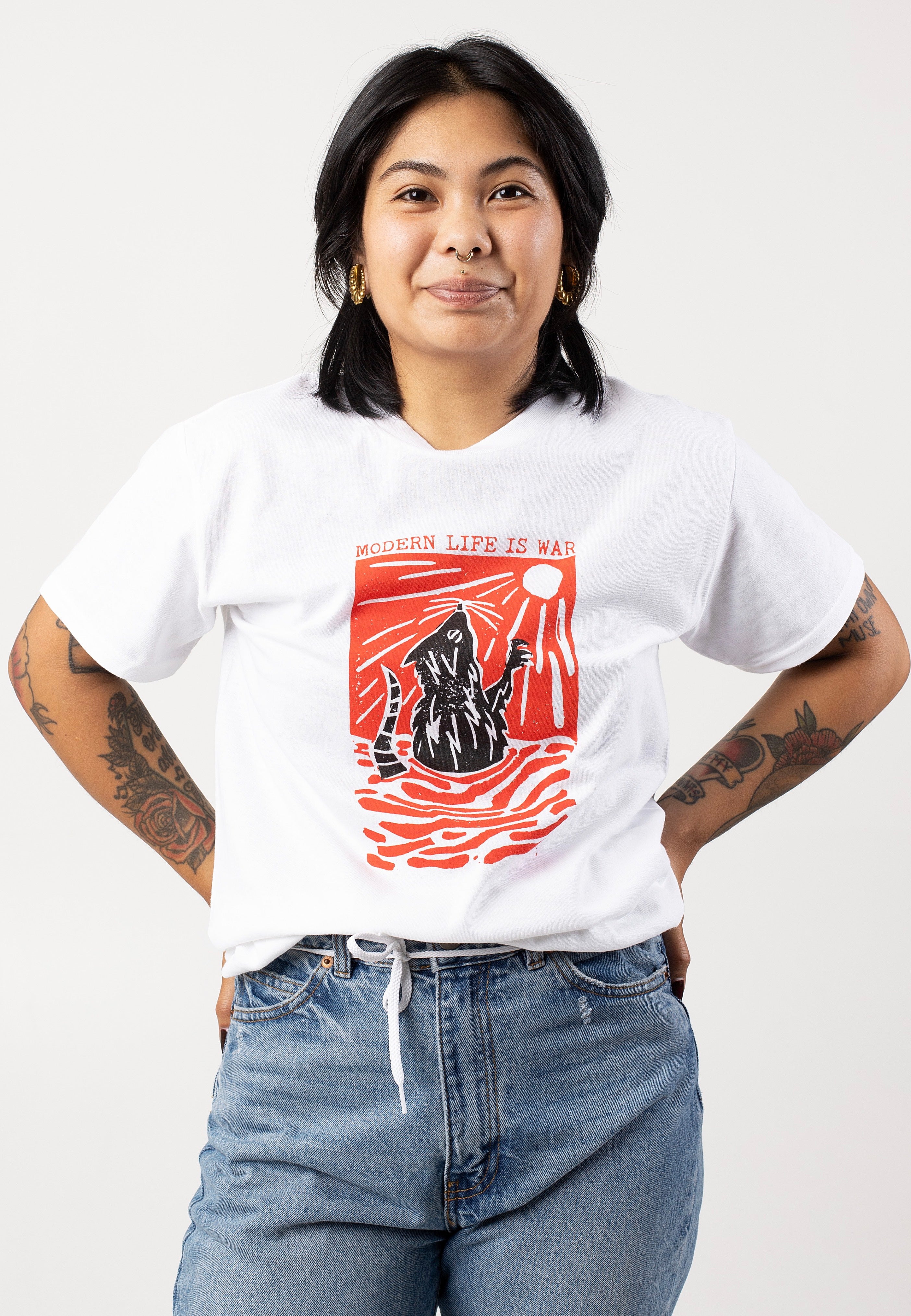 Modern Life Is War - Rat White - T-Shirt | Women-Image