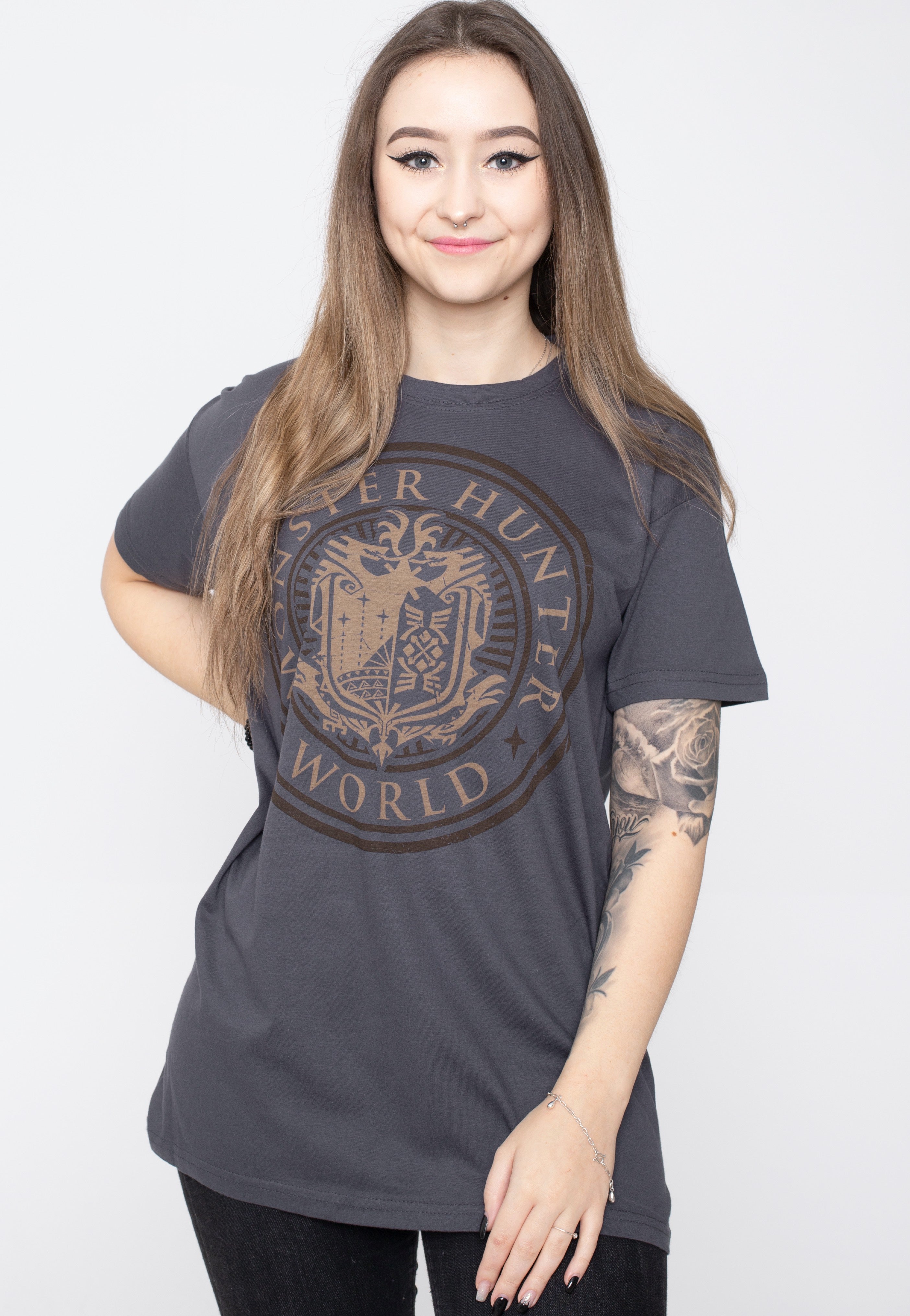 Monster Hunter - Vintage Emblem - T-Shirt | Women-Image