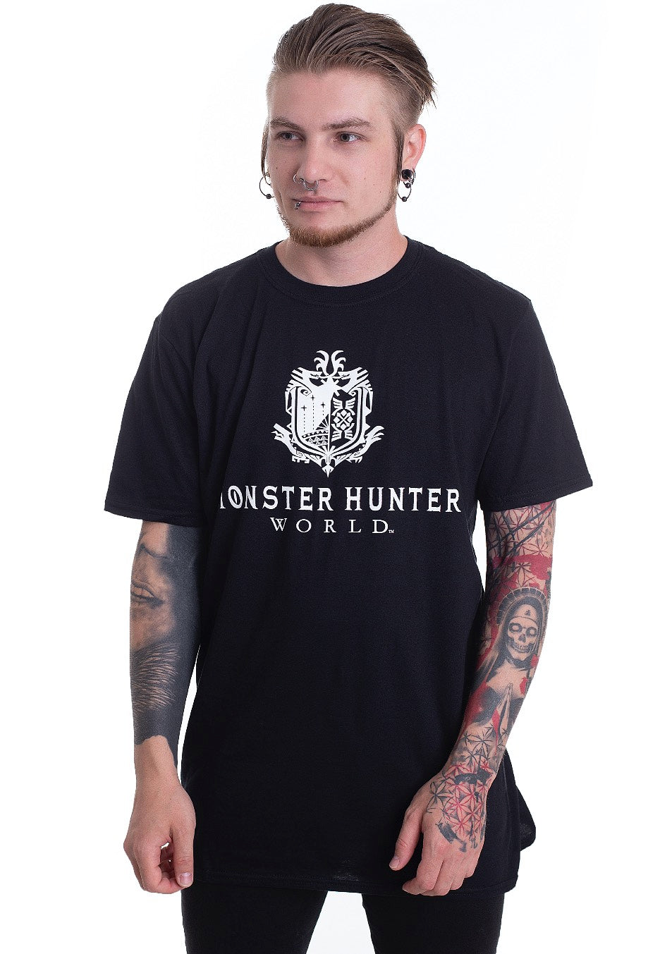 Monster Hunter - World Logo - T-Shirt | Men-Image