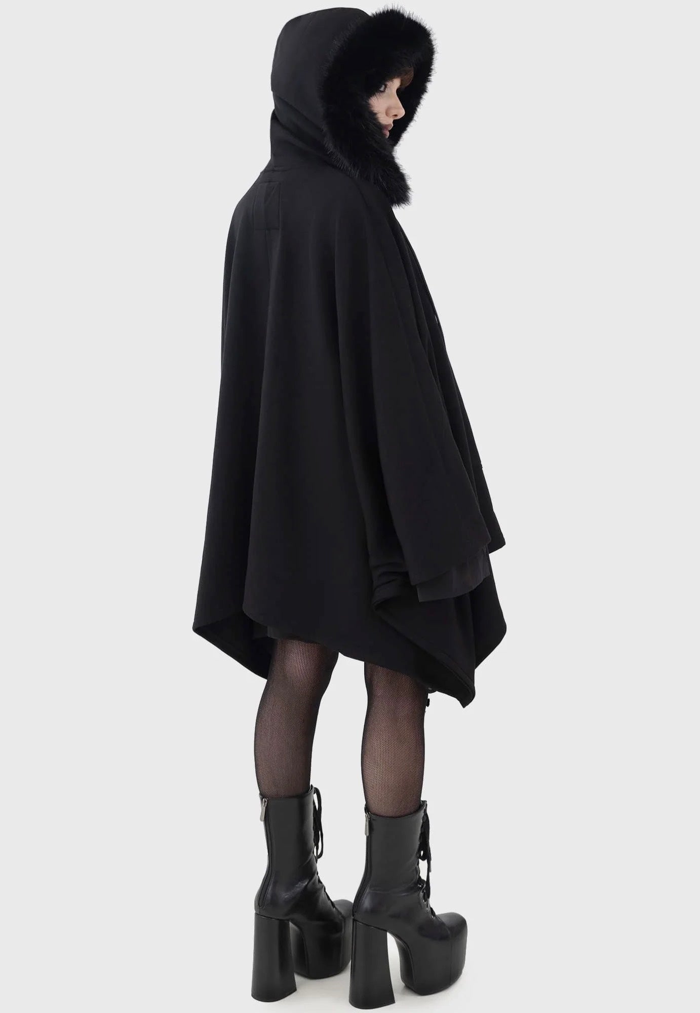 Killstar - Moonlight Rager Black - Cloak | Women-Image