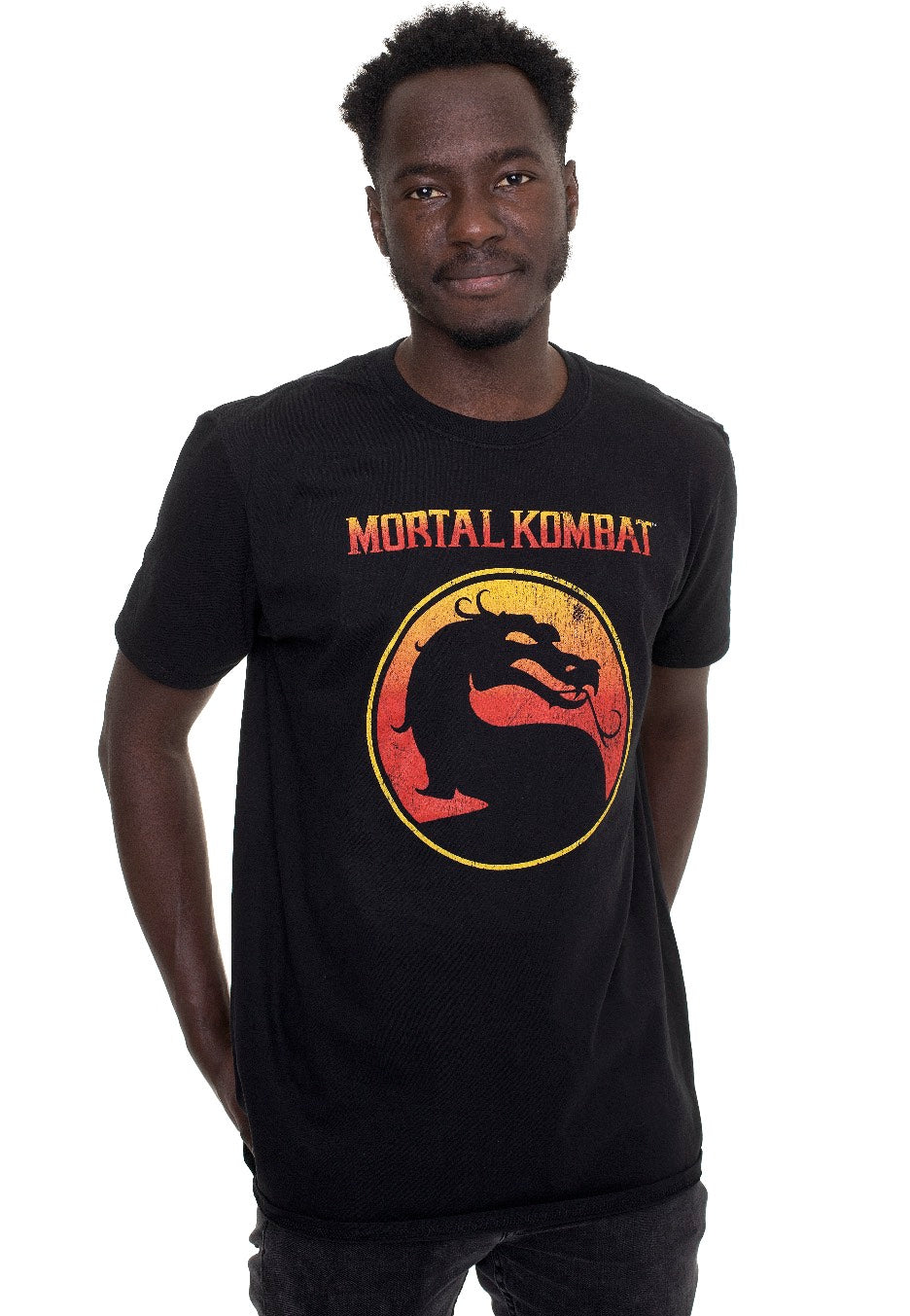 Mortal Kombat - Dragon Outline - T-Shirt | Men-Image