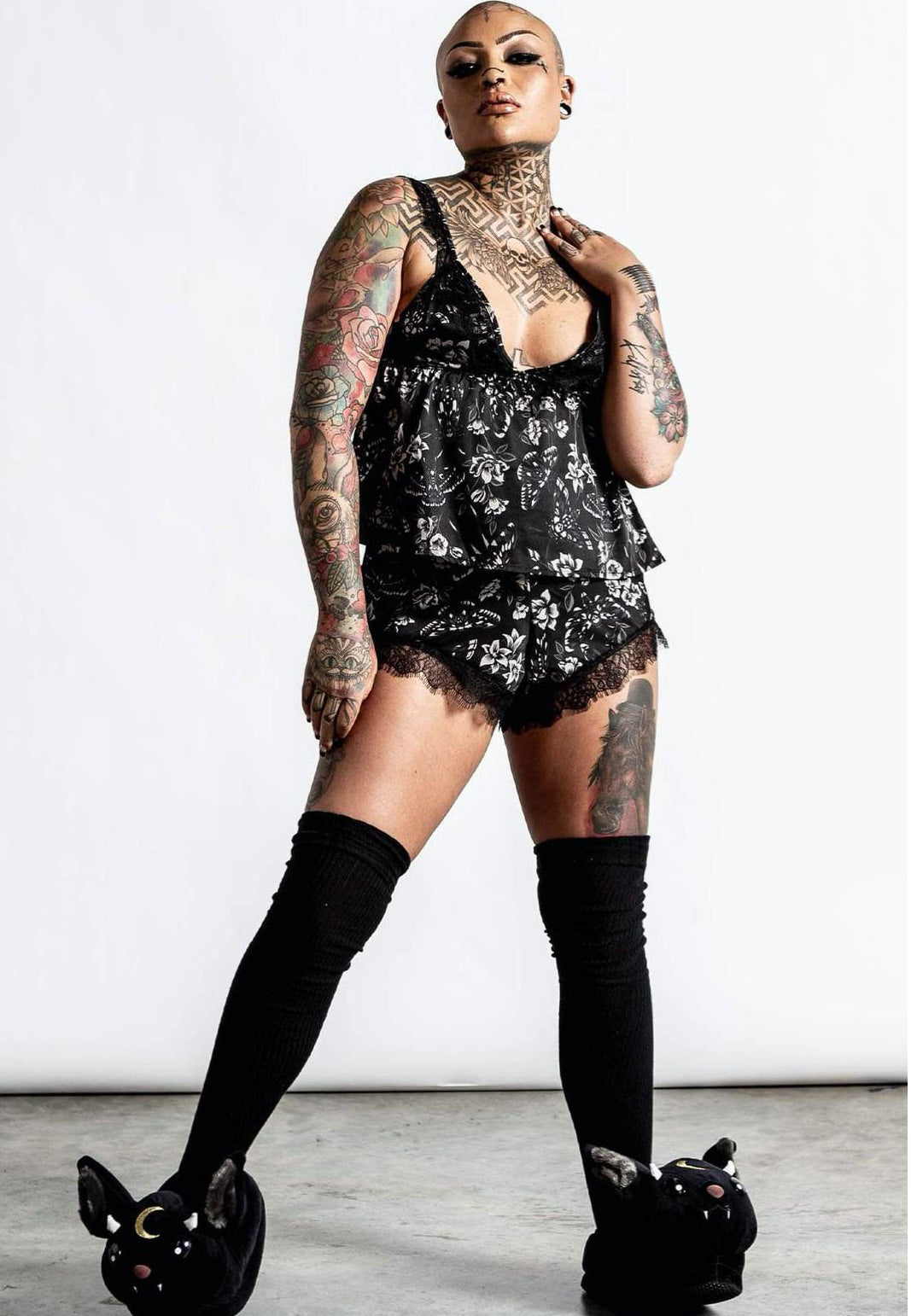 Killstar - Moth To Flame Black - Pyjama | Women-Image