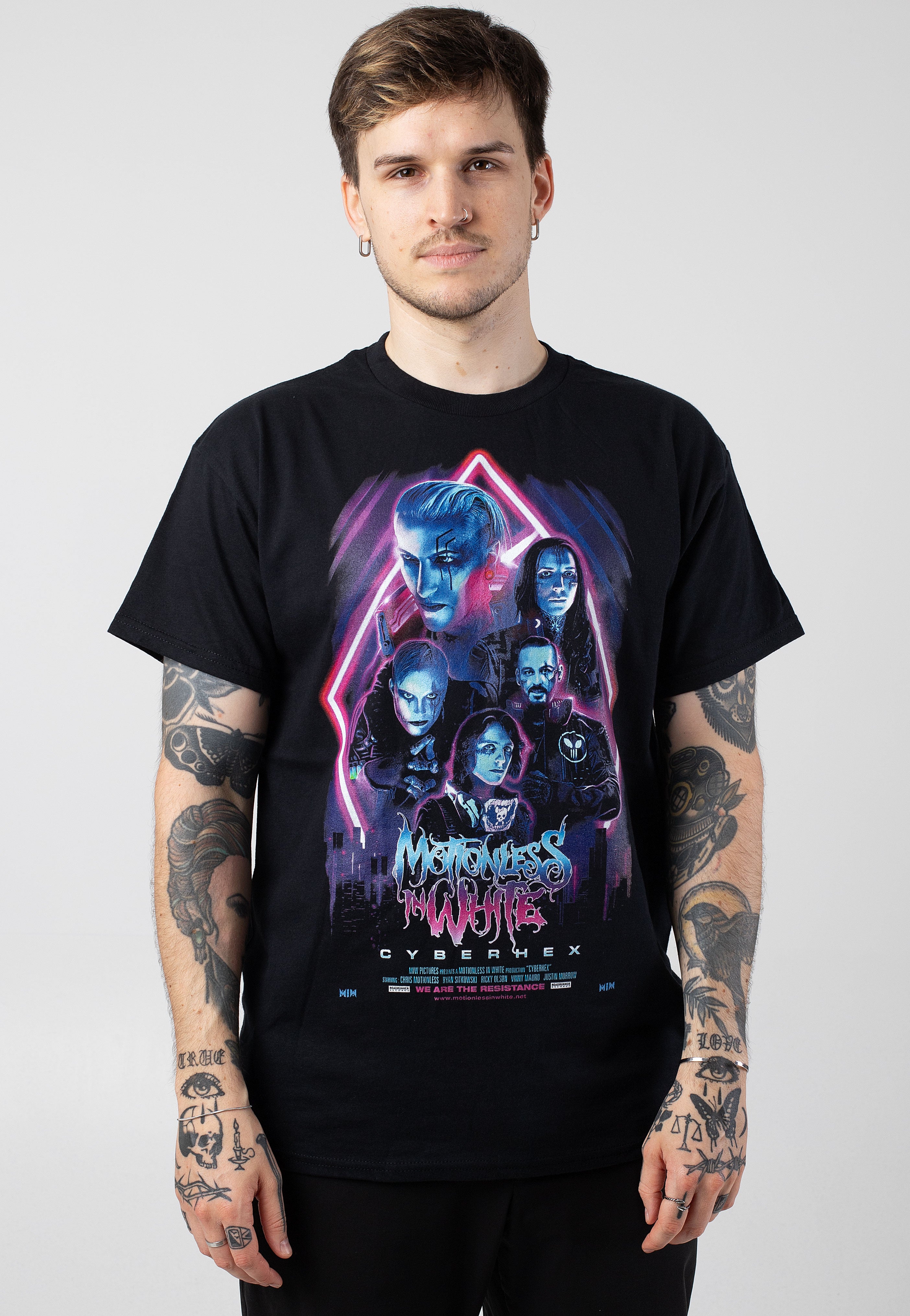 Motionless In White - Cyberhex Movie - T-Shirt | Men-Image