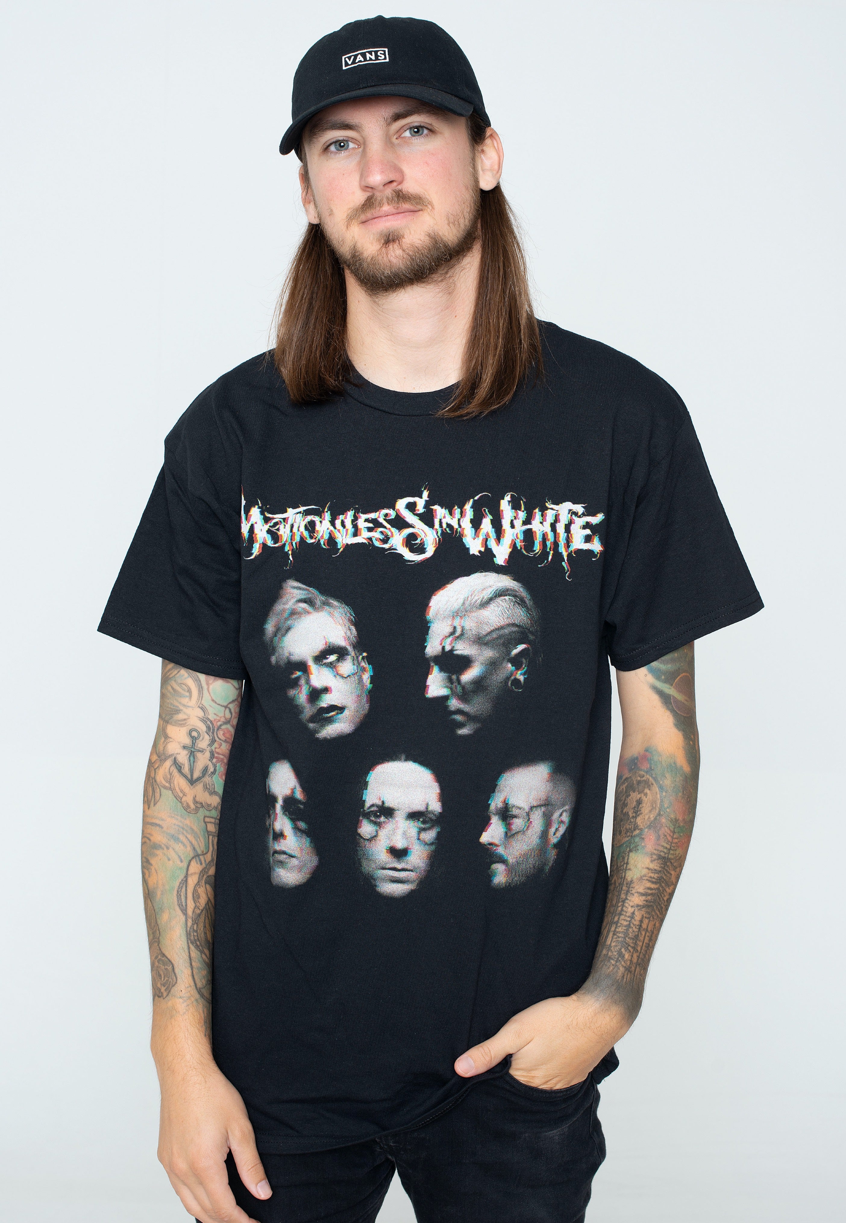 Motionless In White - Faces - T-Shirt | Men-Image