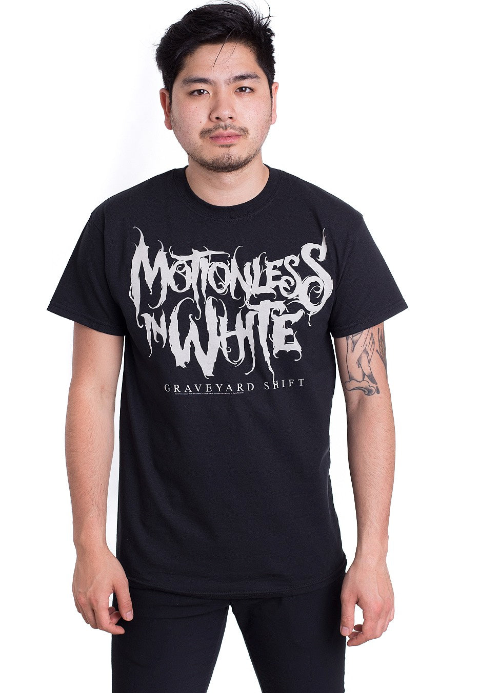 Motionless In White - Graveyard Shift Logo - T-Shirt | Men-Image