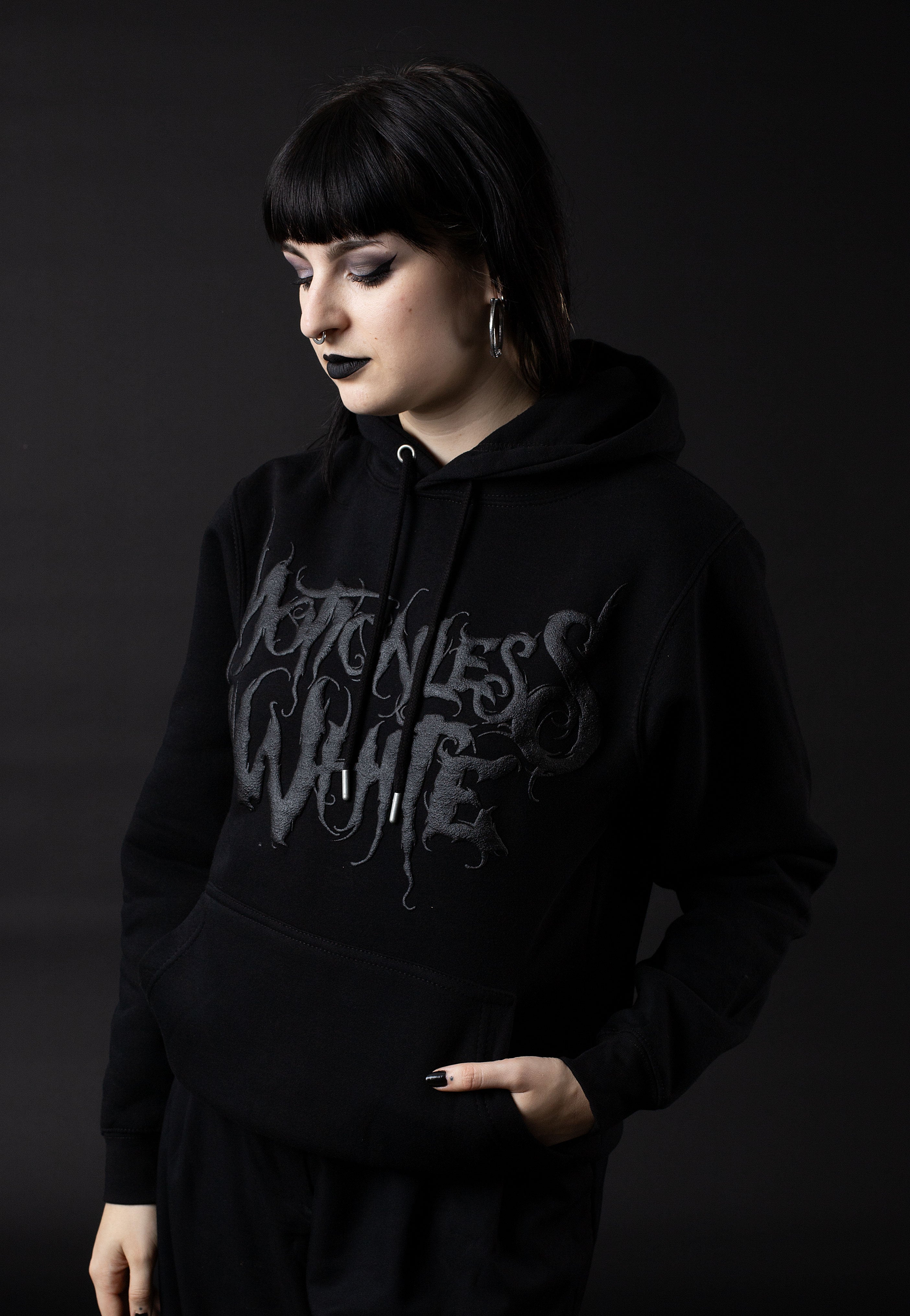 Motionless In White - Logo Limited Black On Black - Hoodie | Women-Image