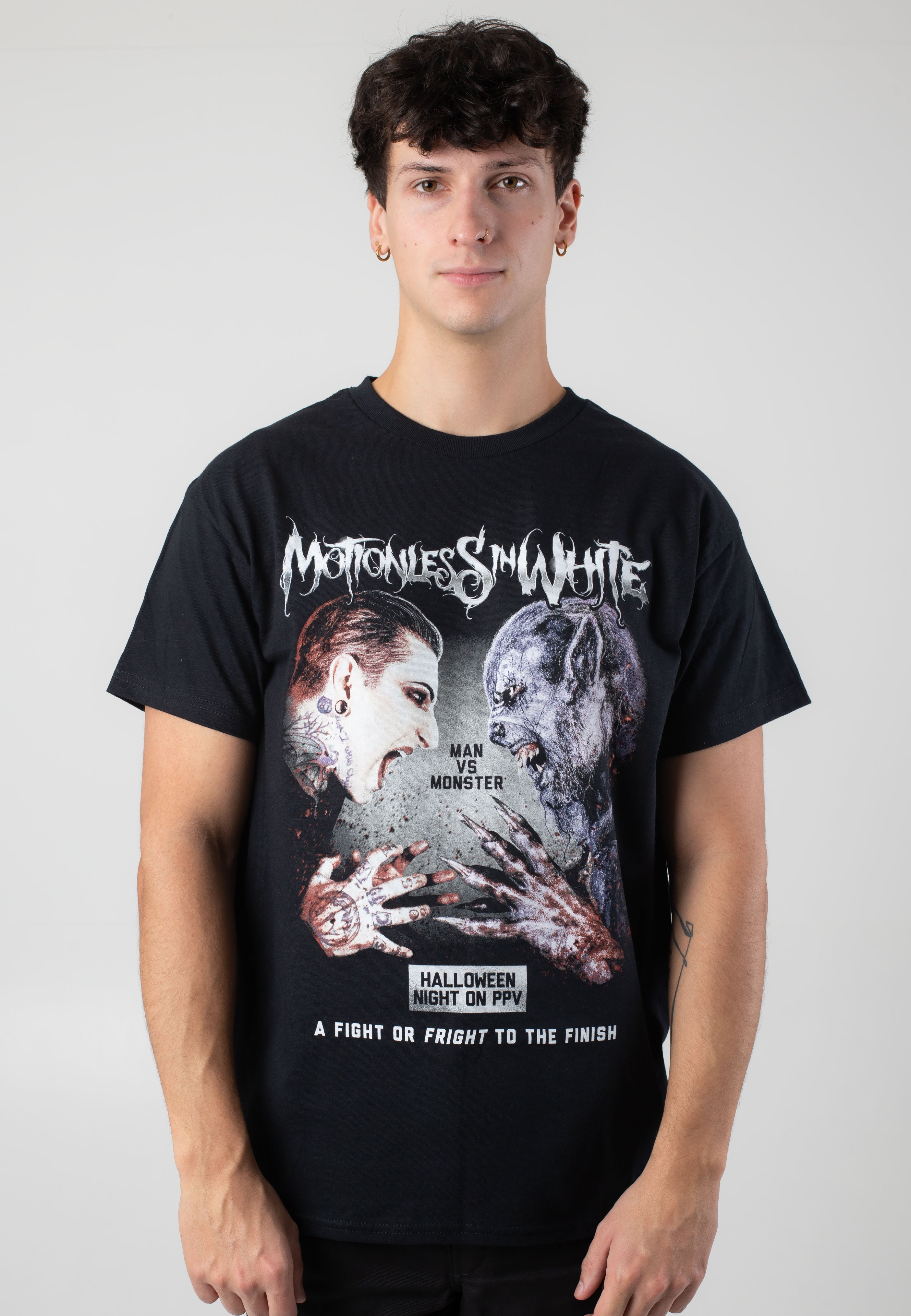 Motionless In White - Man Vs Monster - T-Shirt | Men-Image