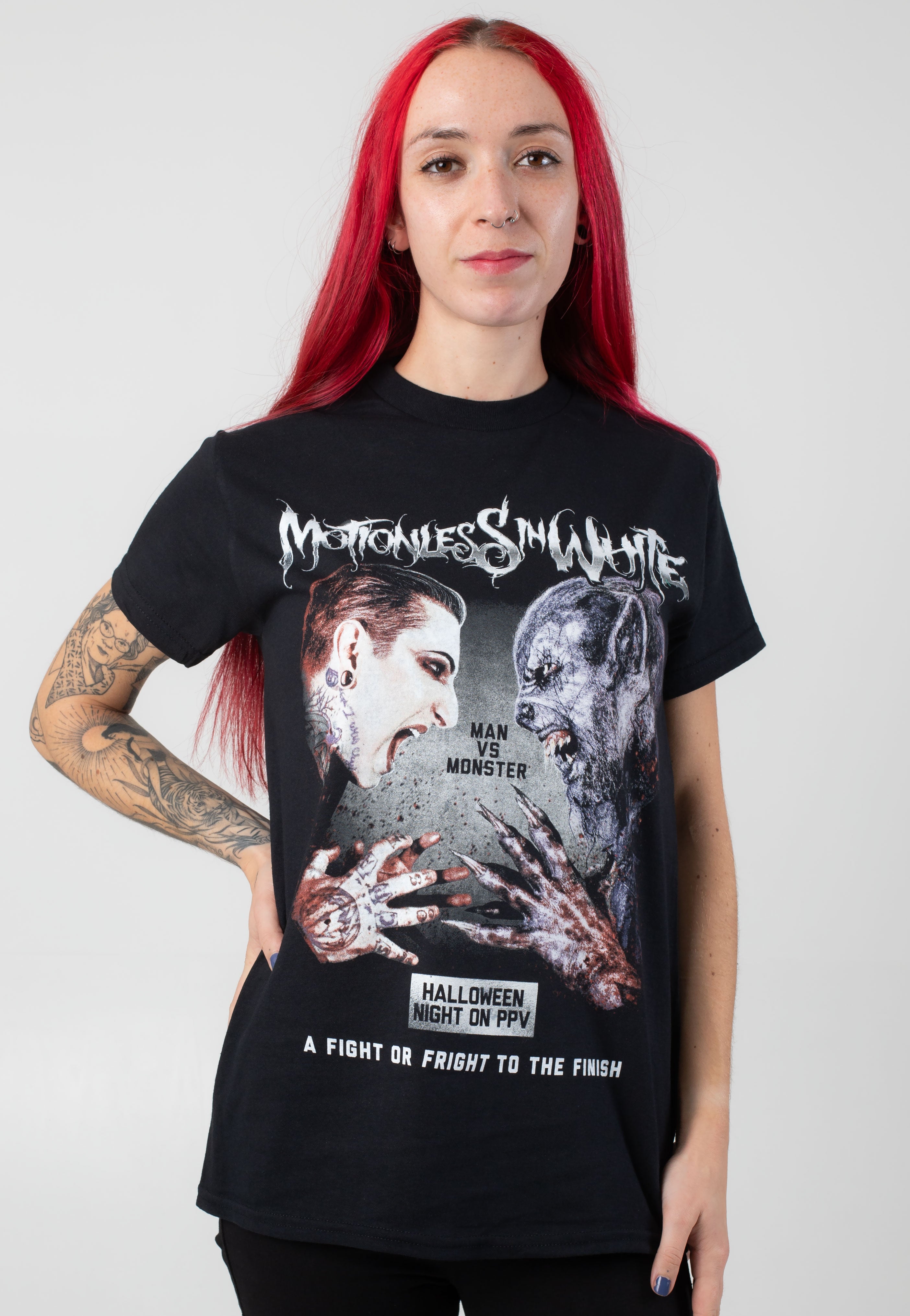 Motionless In White - Man Vs Monster - T-Shirt | Women-Image