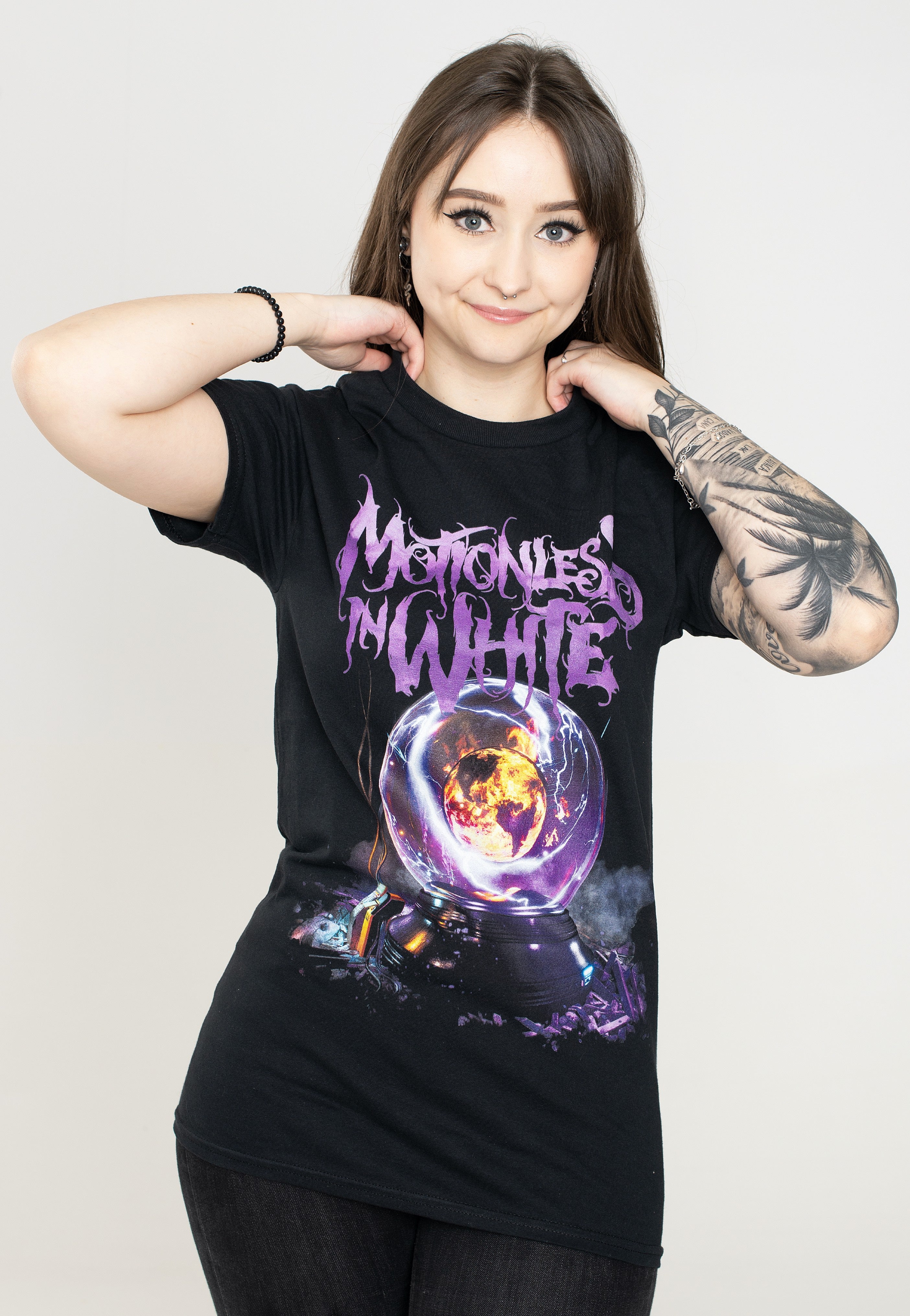 Motionless In White - Purple Glass - T-Shirt | Women-Image